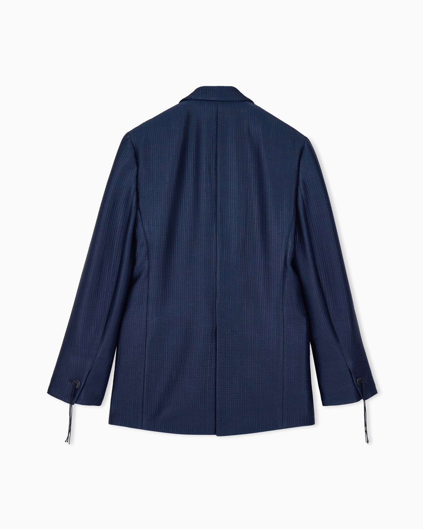 Blazer regular fit waffle viscose and wool Slide 2