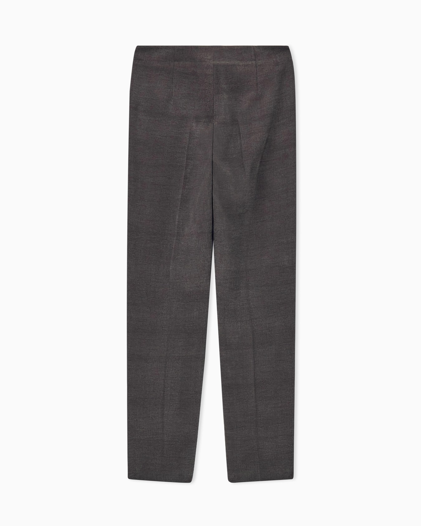 Straight trousers New Normal in washed silk and virgin wool Slide 1
