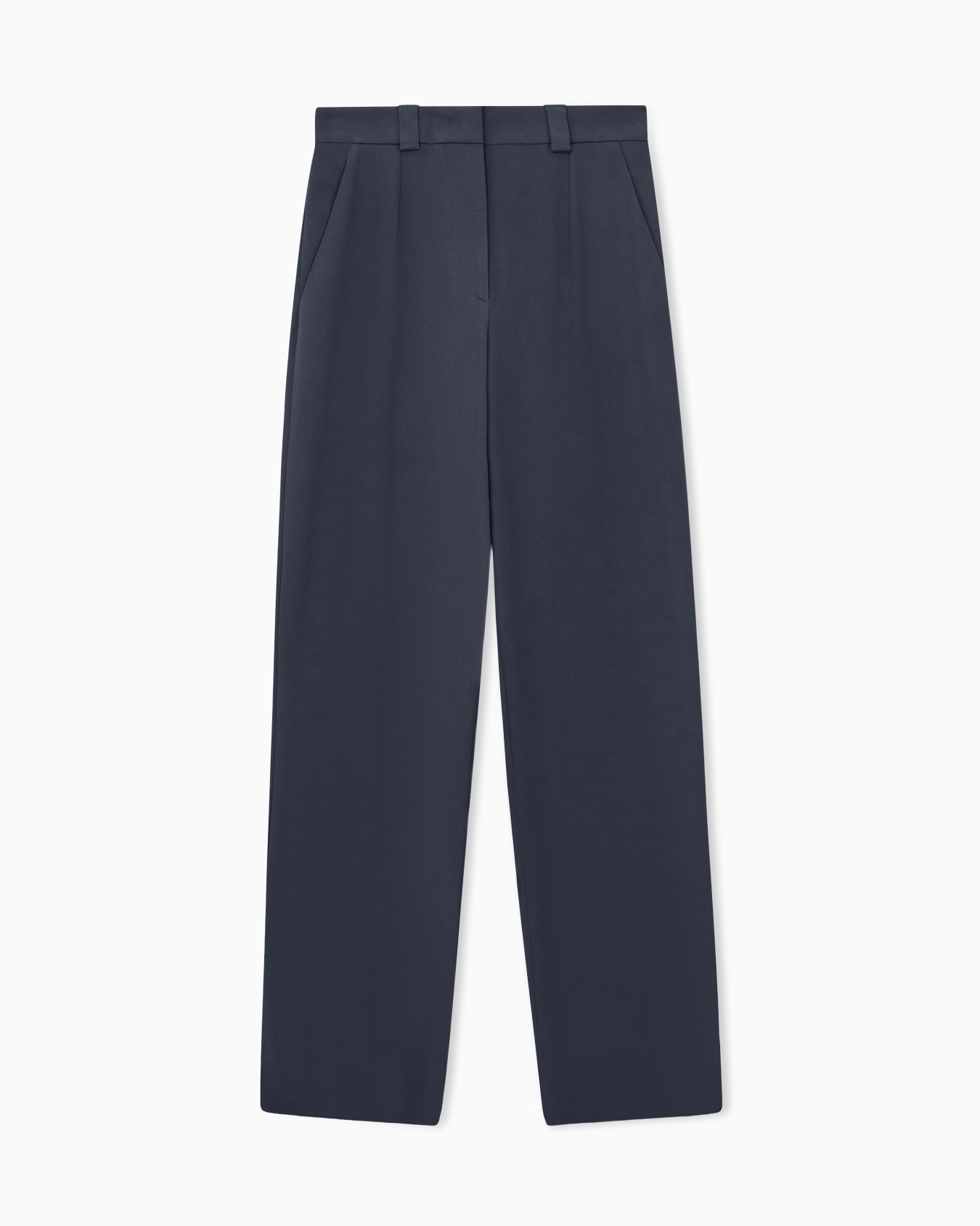 Pantalon droit New Normal en laine vierge double stretch Diapositive 0