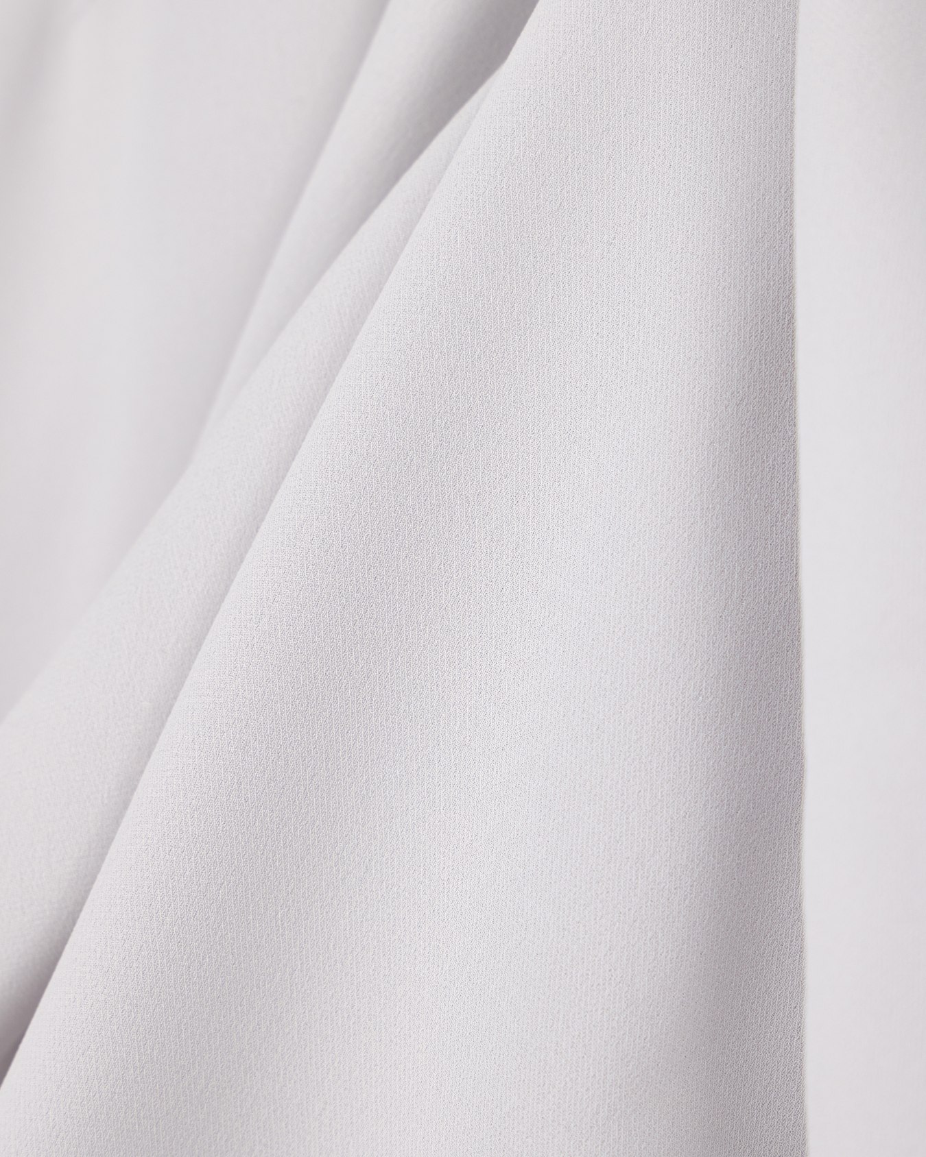 Einschulterbluse aus Seidengeorgette mit Schärpe Folie 4