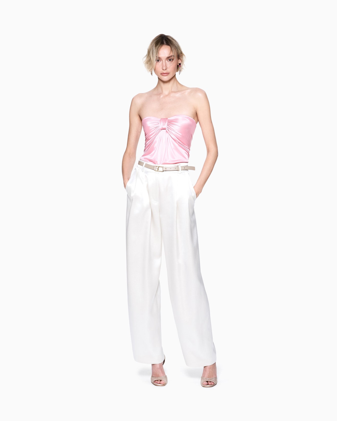 Shiny viscose jersey bodysuit  Slide 1