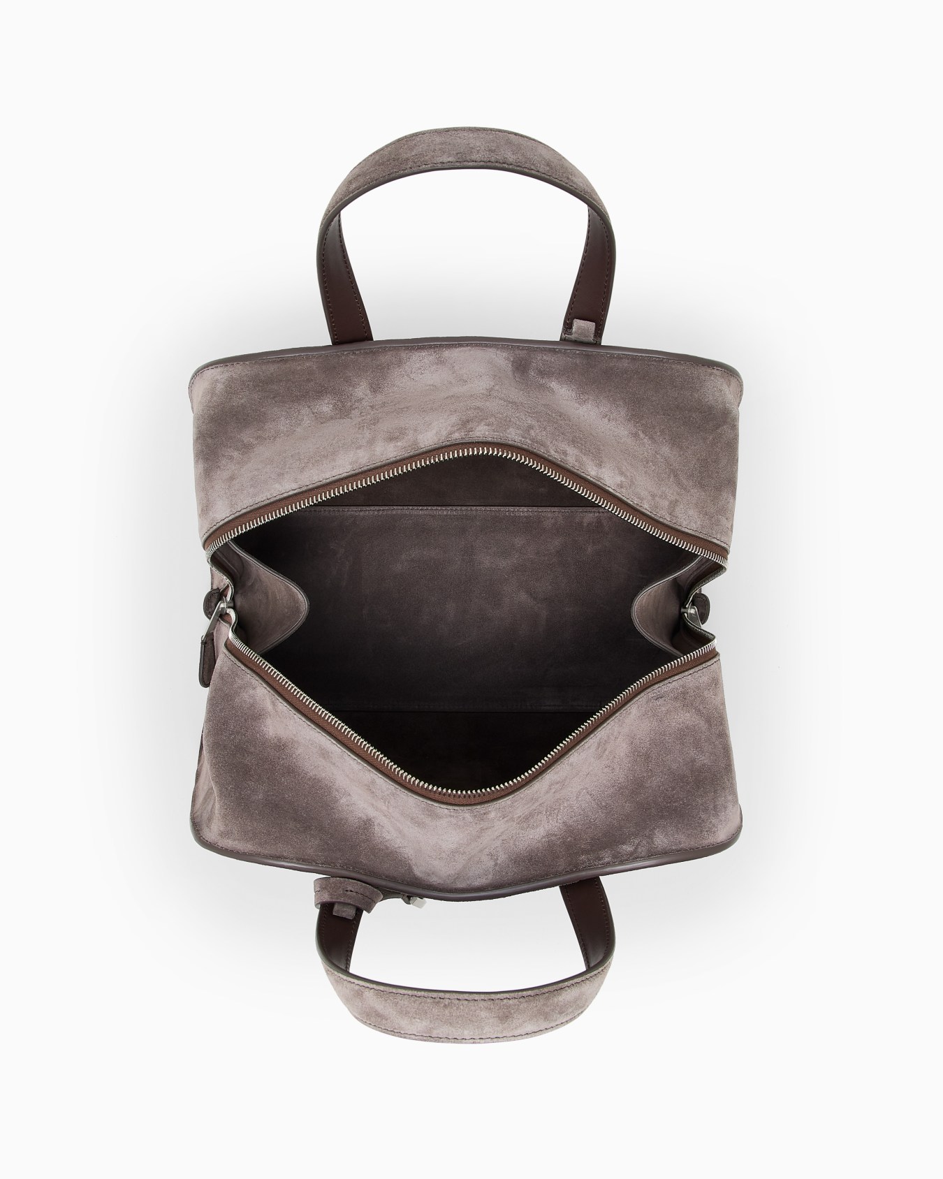 Handbag in split leather Slide 3