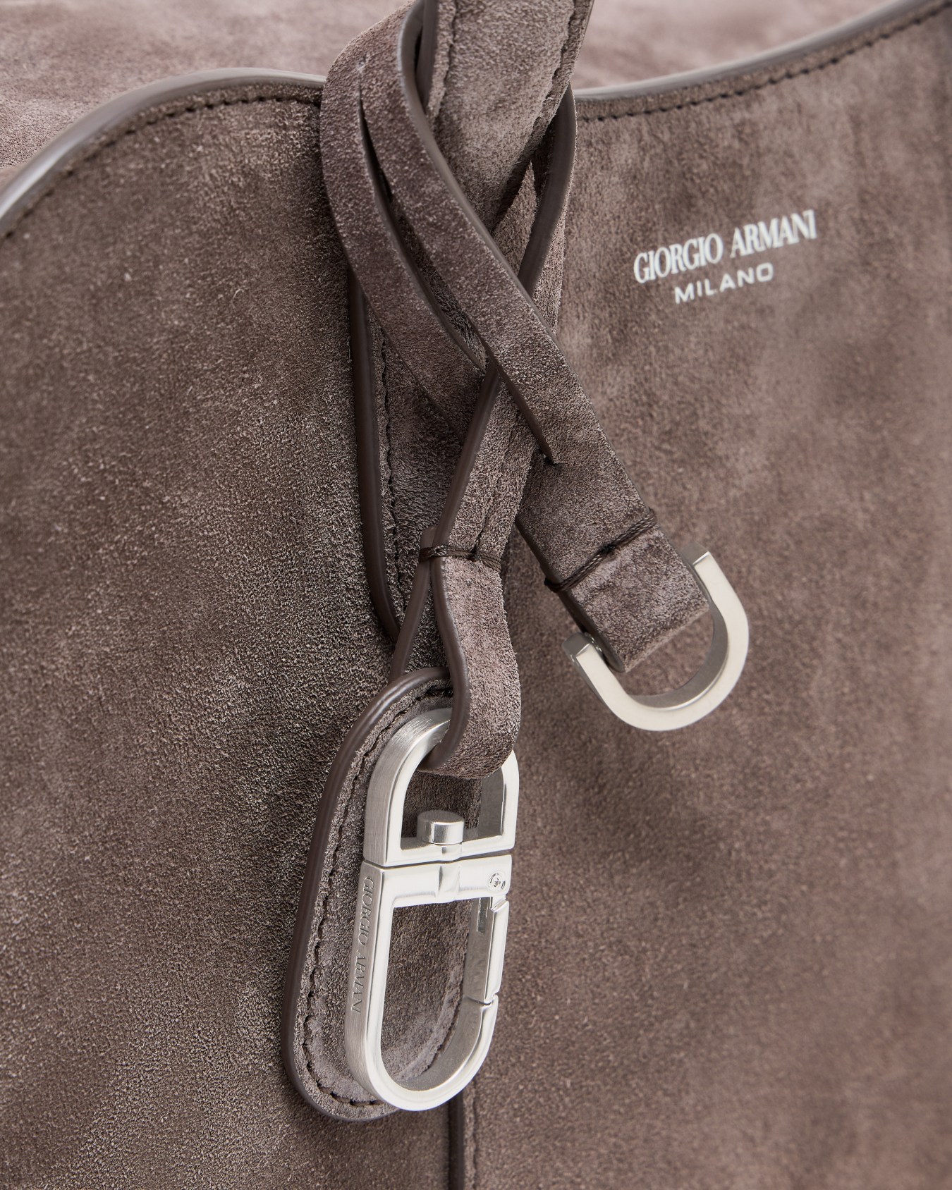 Handbag in split leather Slide 5