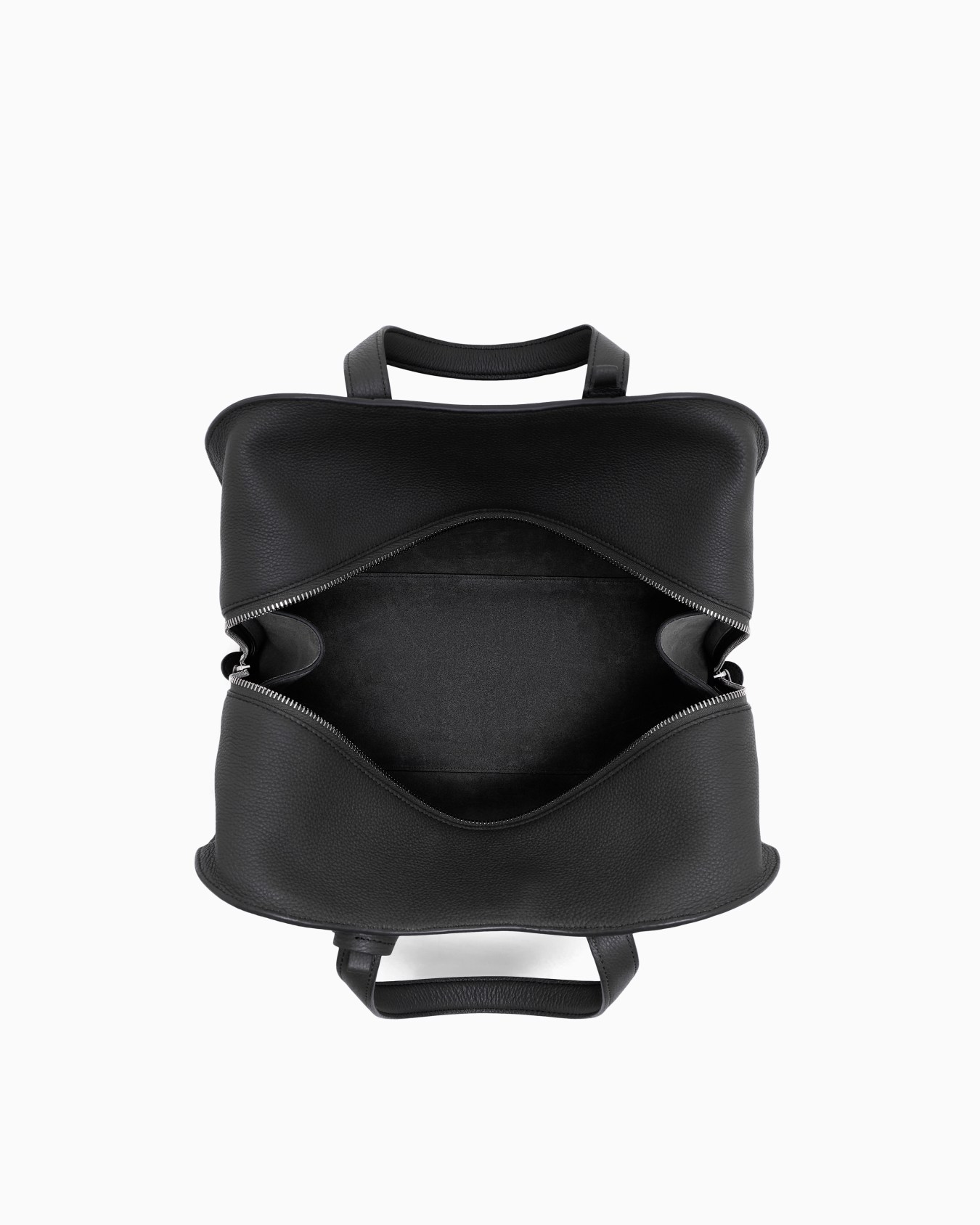 Handbag in grained leather Slide 3