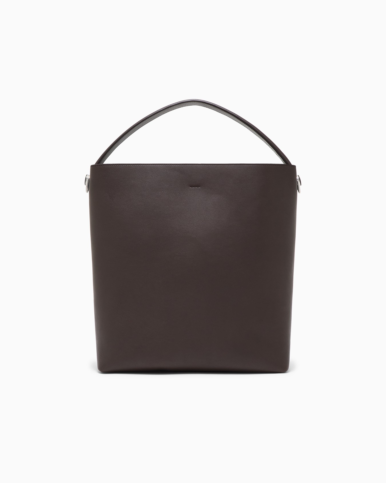 Shoulder bag in leather with split leather lining Slide 2
