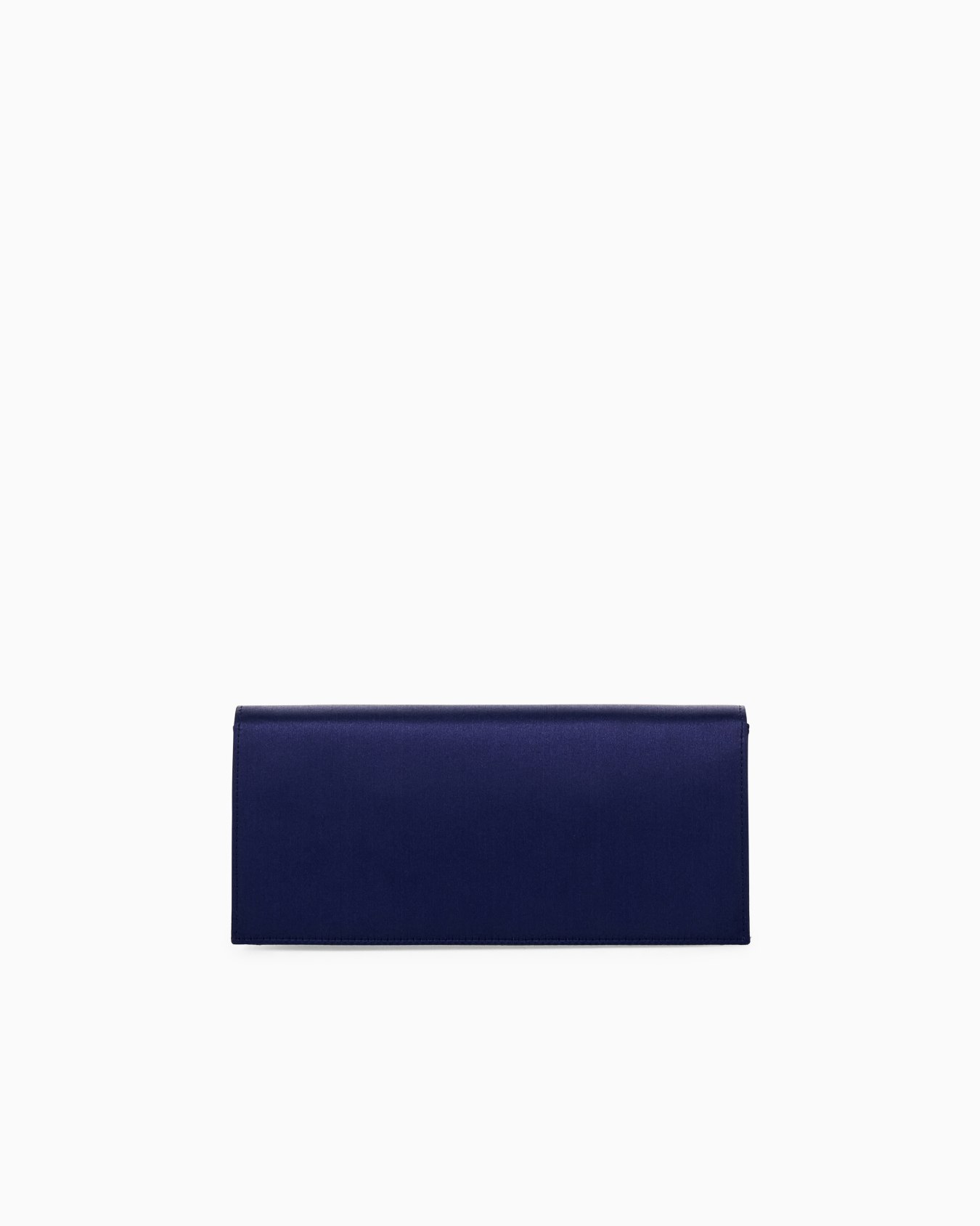 Clutch handbag in viscose and silk satin Slide 2