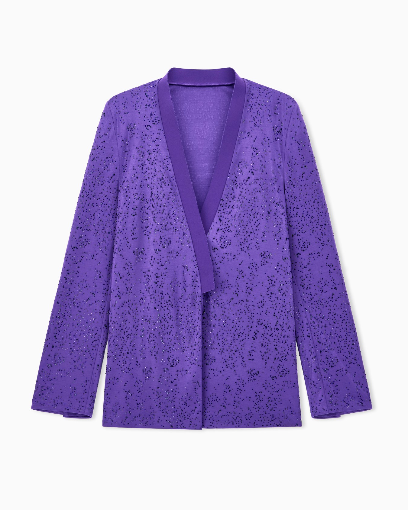 Hemd aus Viskose-Jersey mit Strass Folie 0