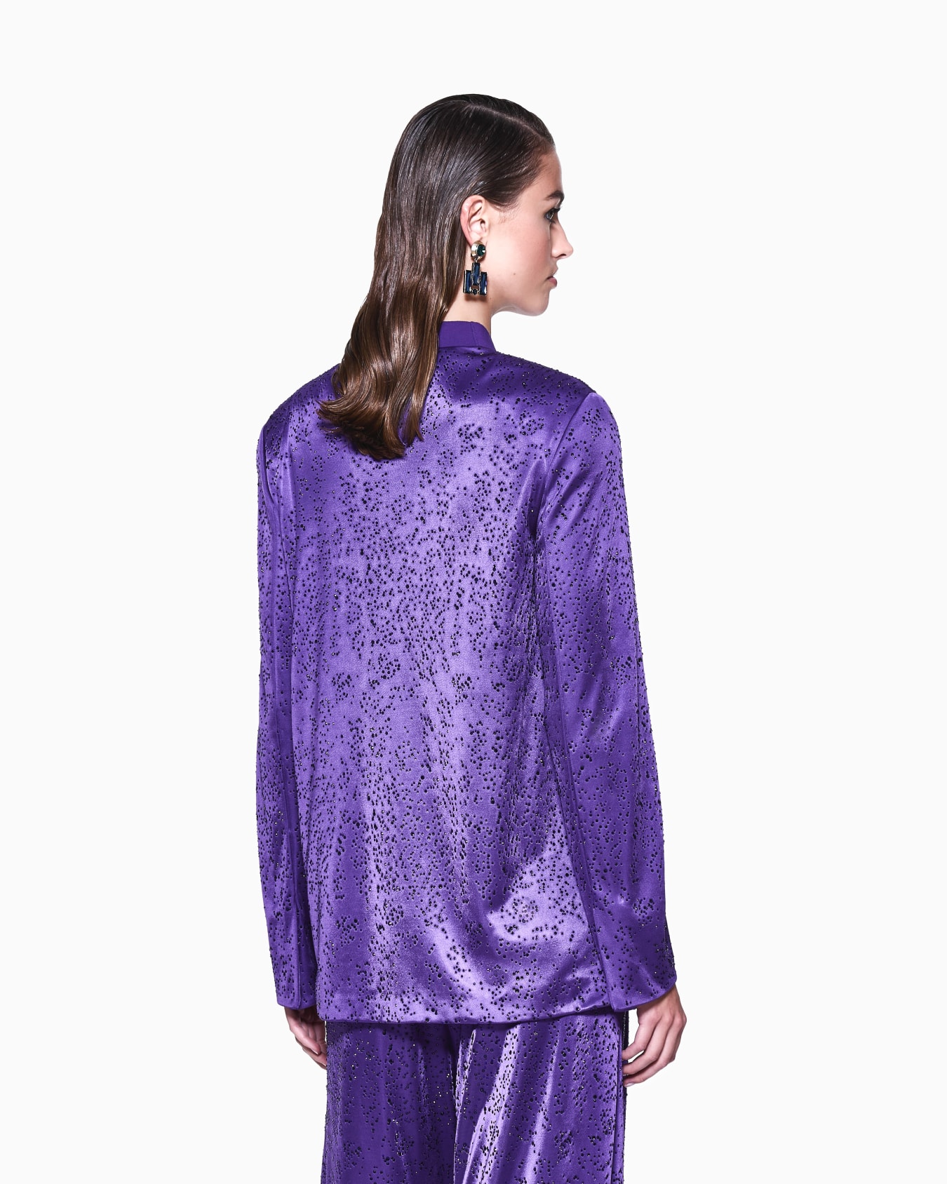 Hemd aus Viskose-Jersey mit Strass Folie 2