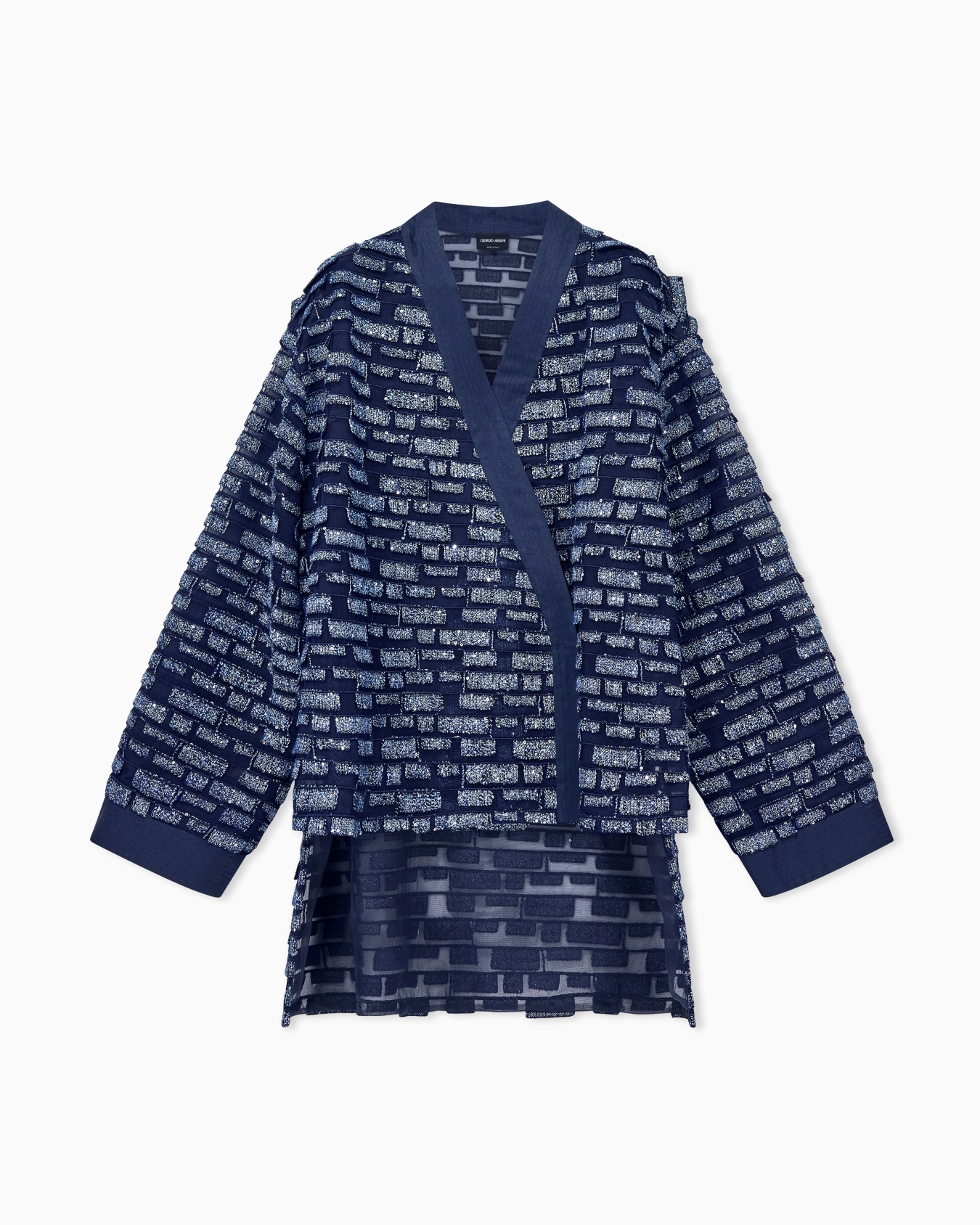 Wickeljacke aus besticktem Tüll mit schimmernden Pailletten Folie 0