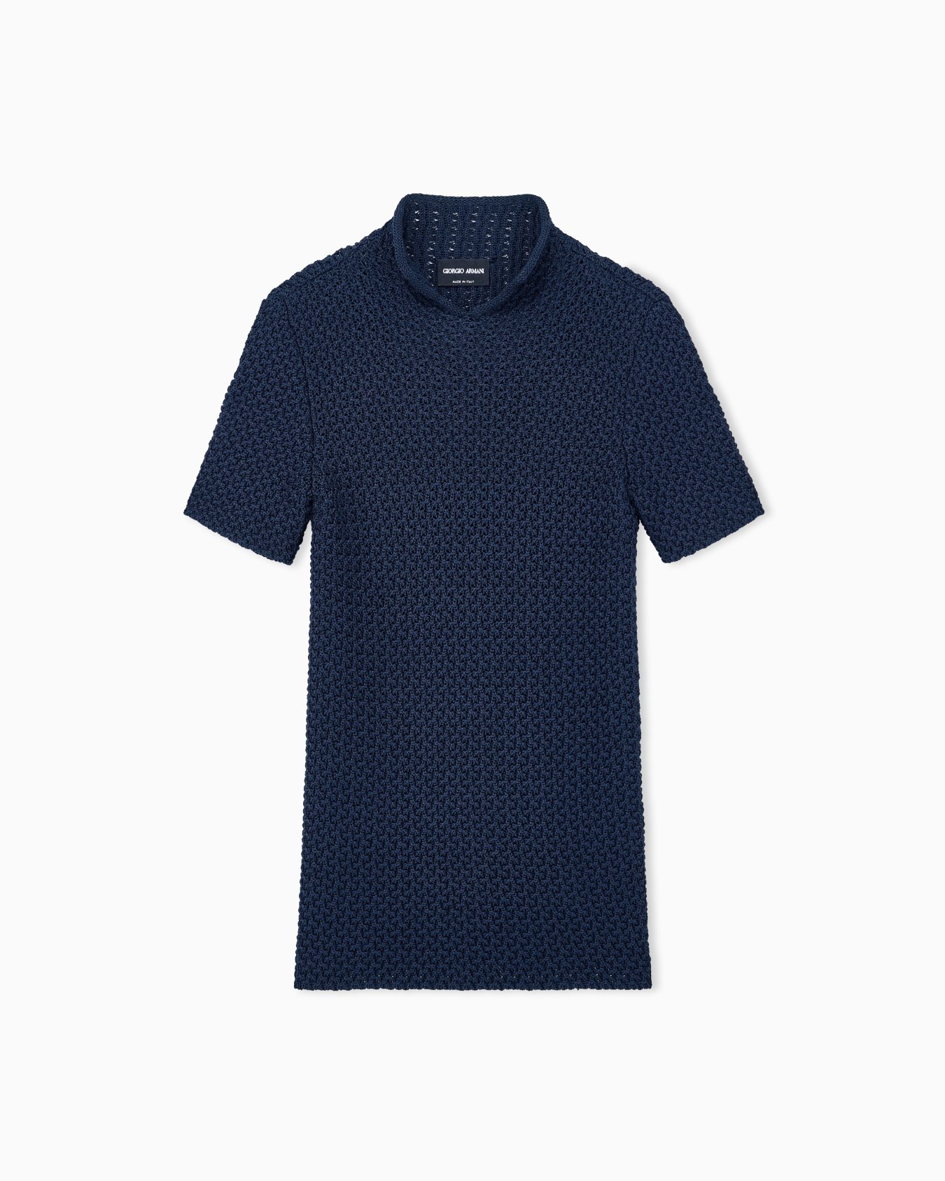 Kurzarmpullover Sweaters aus Viskose mit 3D-Wabenstruktur Folie 0