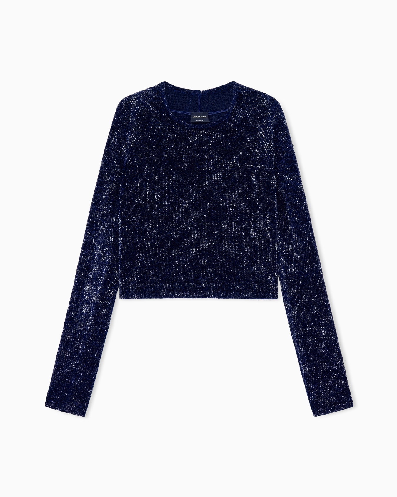 Sweater Sweaters slim-fit devoré chenille with cashmere Slide 0
