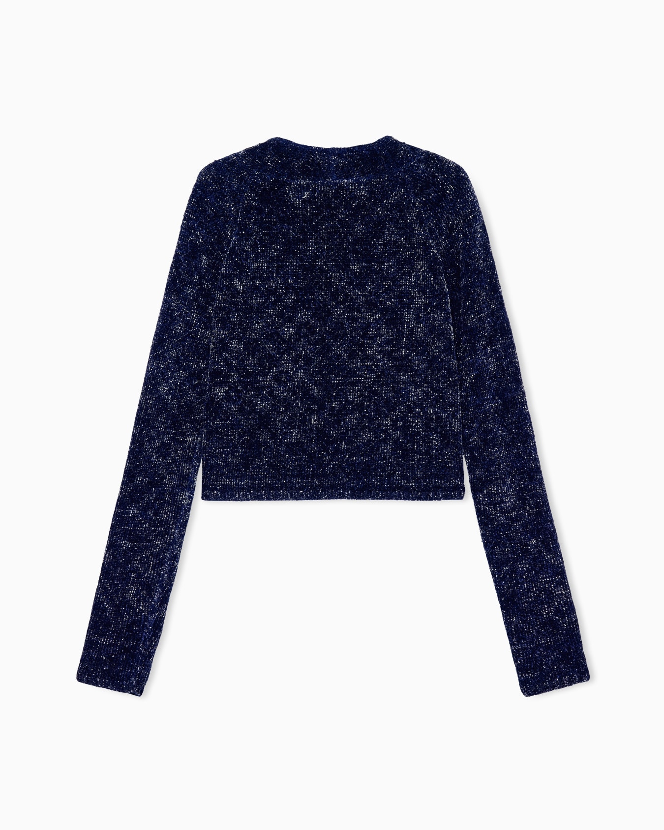 Sweater Sweaters slim-fit devoré chenille with cashmere Slide 1