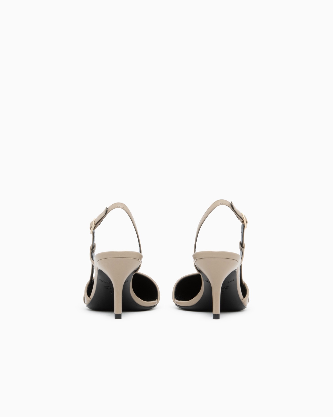 Decollete Slingback aus Leder mit geflochtenem Obermaterial Folie 3