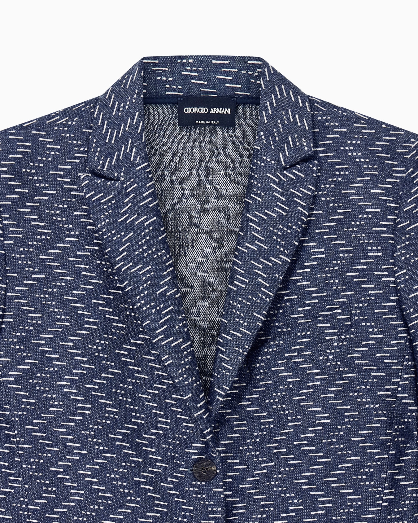 Jacquard-Blazer Jackets Kaschmir Seide mit Fischgrätmuster Folie 4