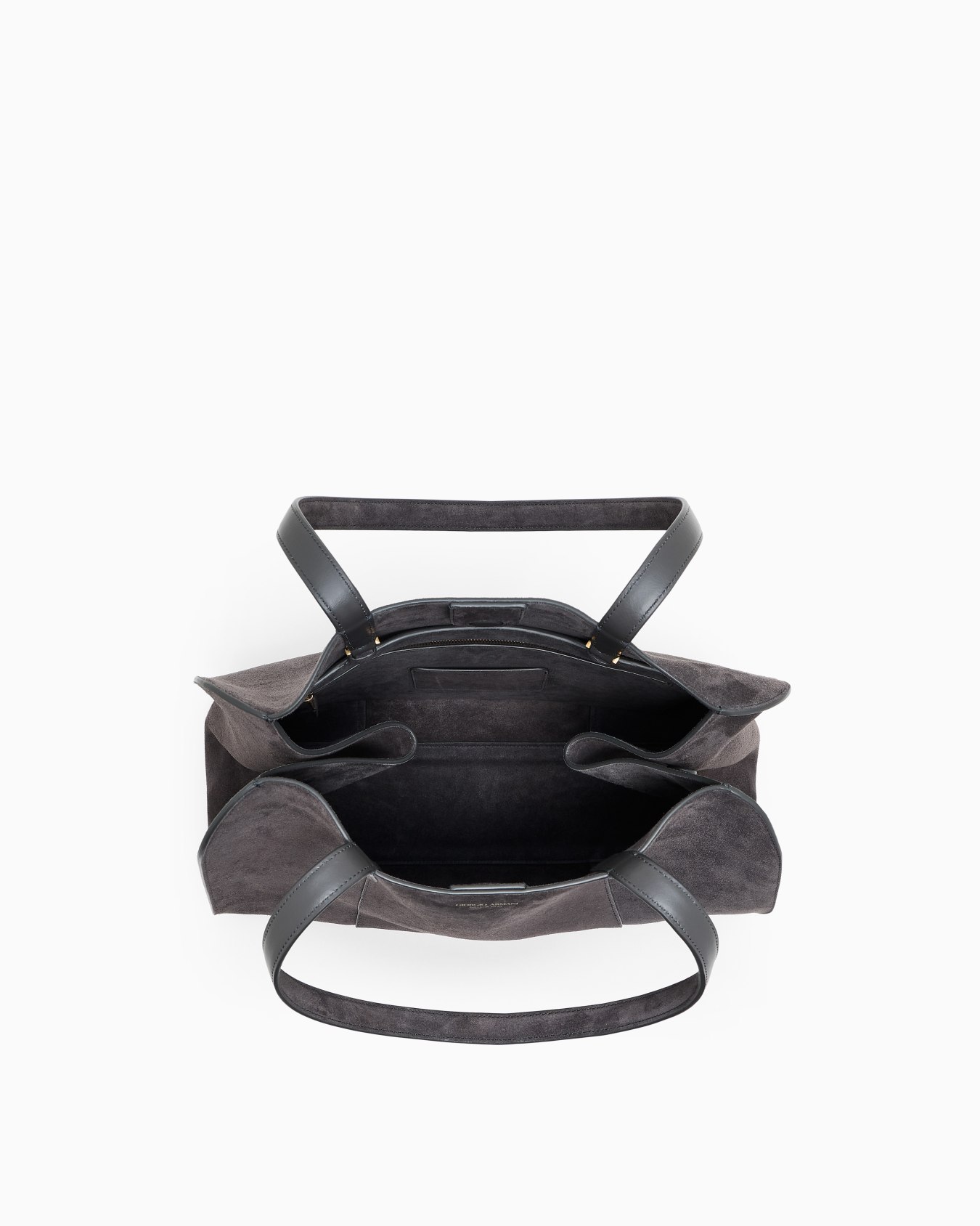 Shoulder bag in split leather Slide 3