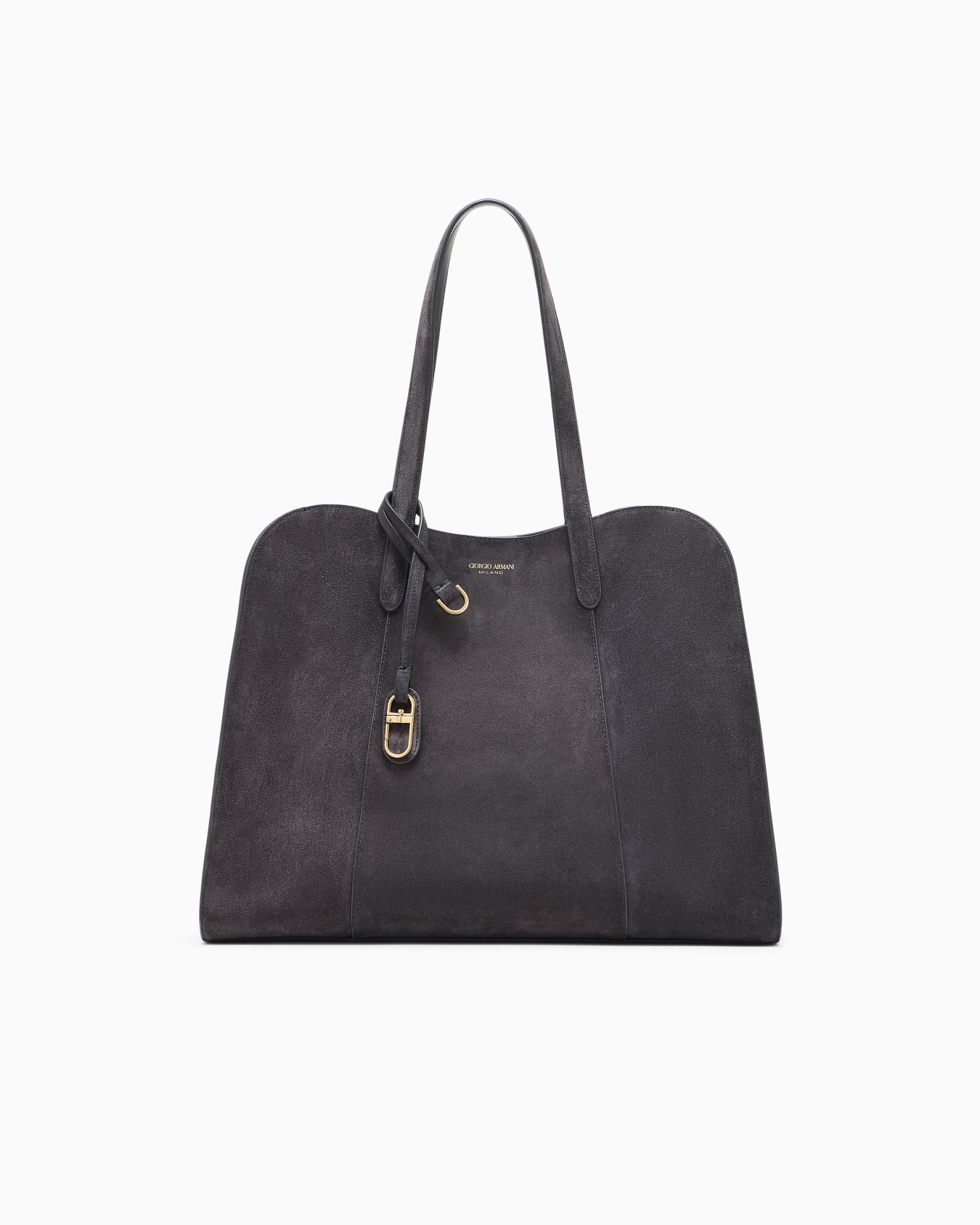 Shoulder bag in split leather Slide 0