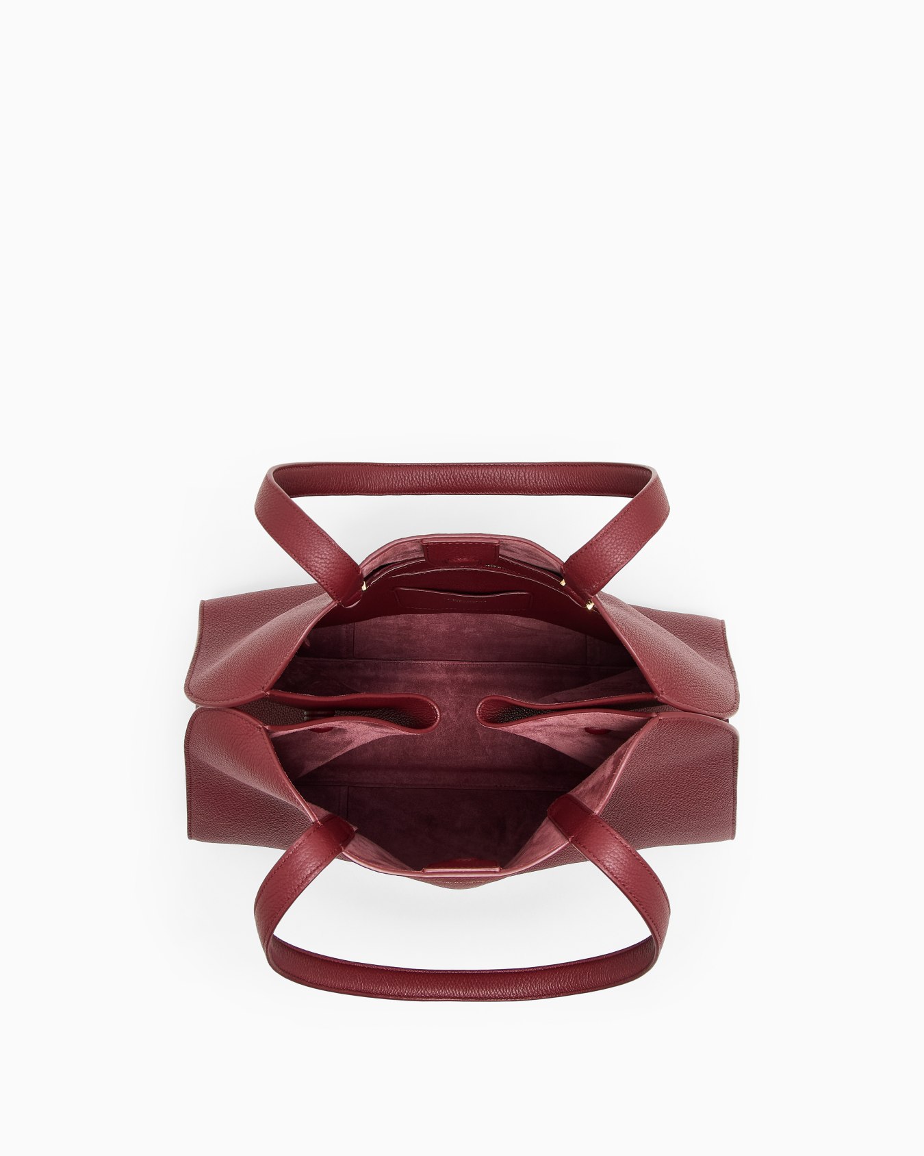 Shoulder bag in grained leather Slide 3