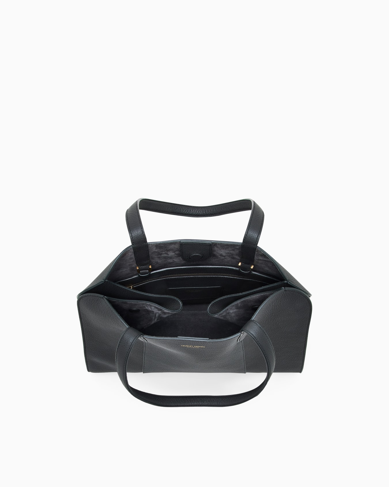 Shoulder bag in grained leather Slide 3