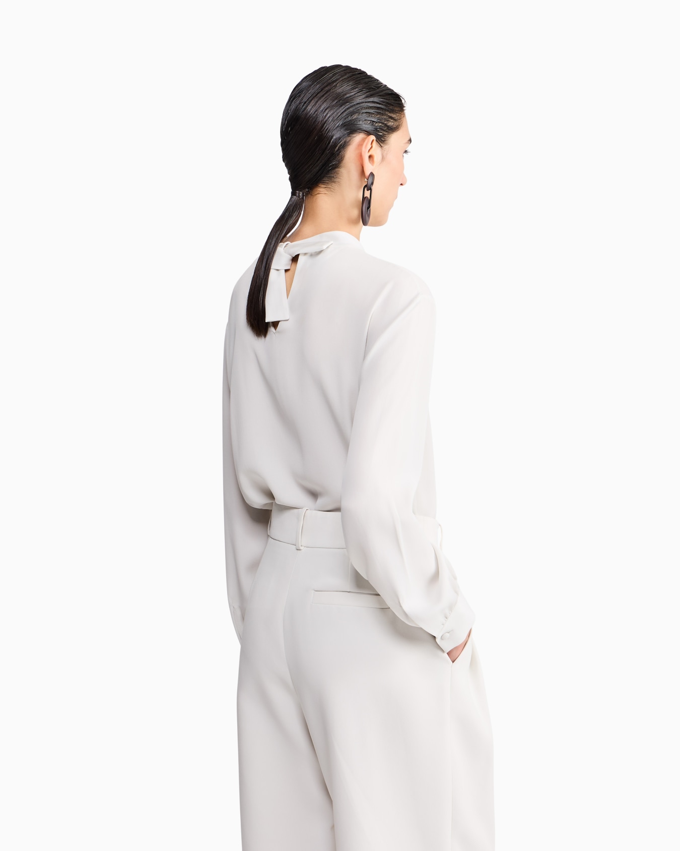Shirt Cashmere regular fit silk triple georgette Slide 5