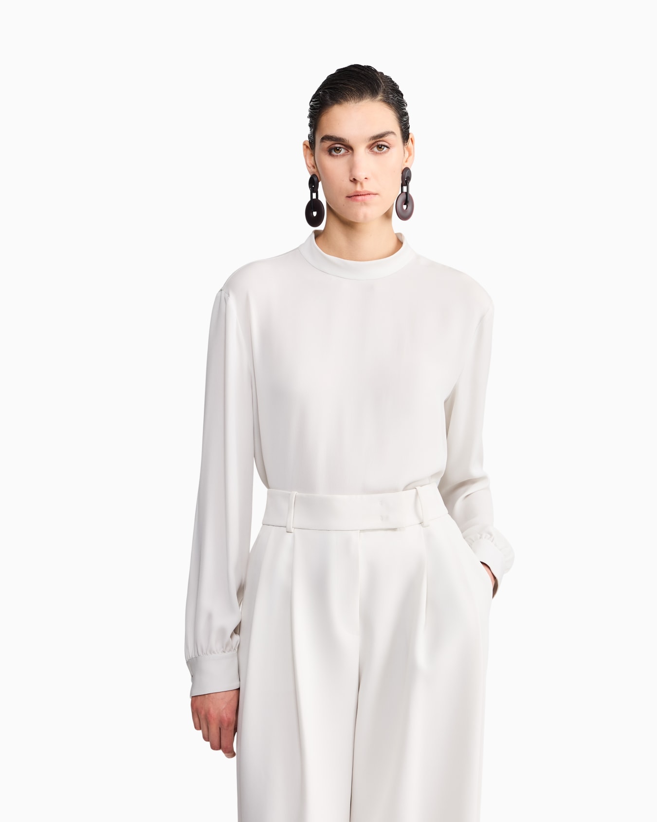 Shirt Cashmere regular fit silk triple georgette Slide 3