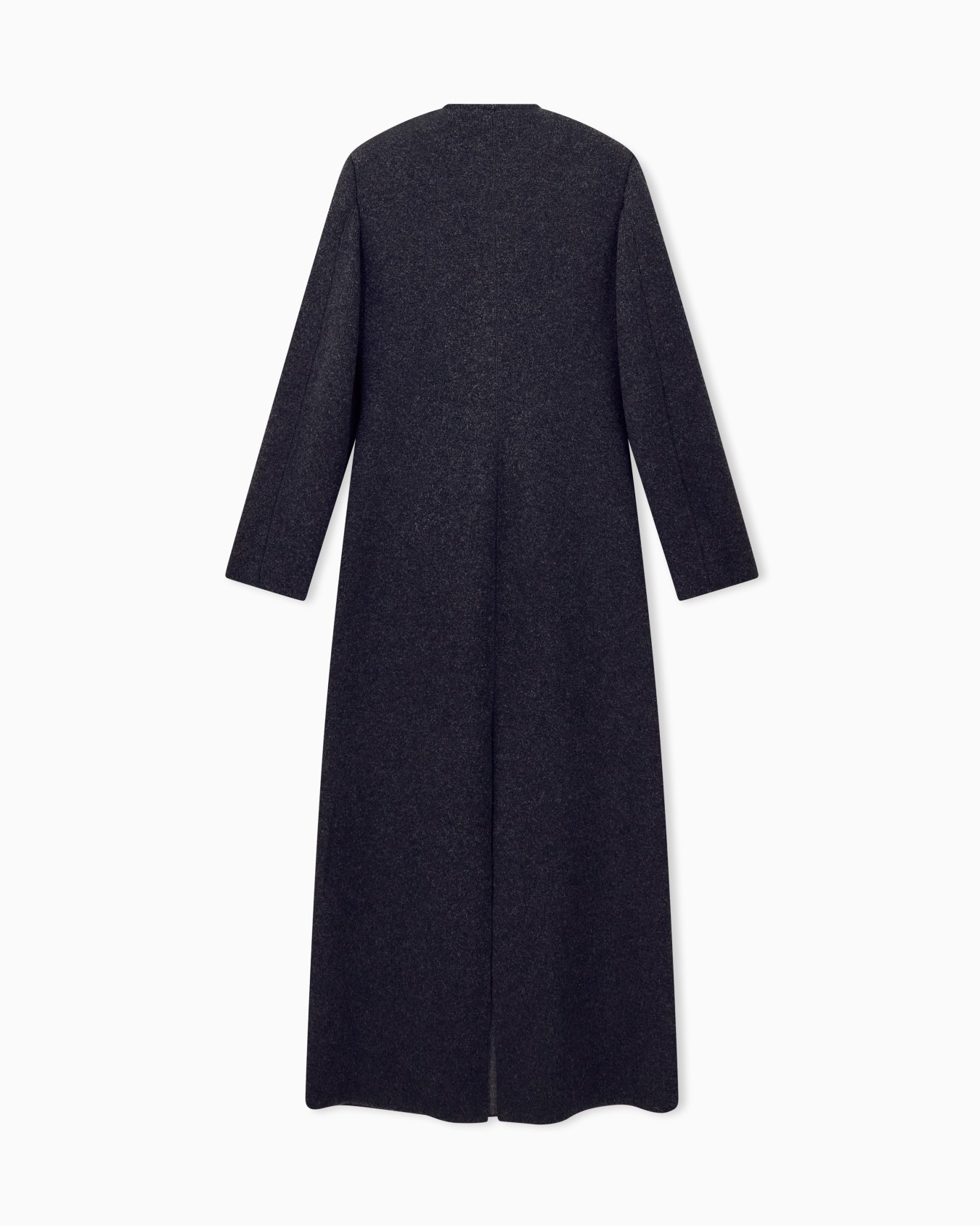 Coat Coats long cashmere knit with asymmetric buttoned front Slide 1