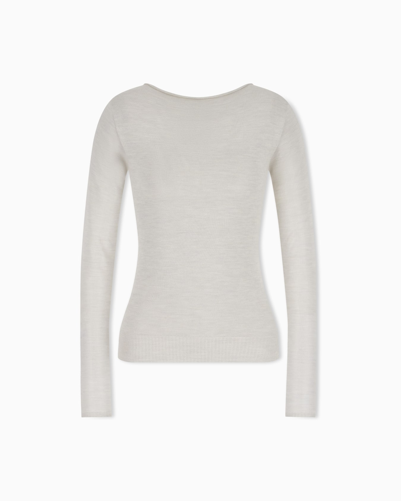 Jersey sweaters de cachemira cuello redondo sin costuras Diapositiva 0