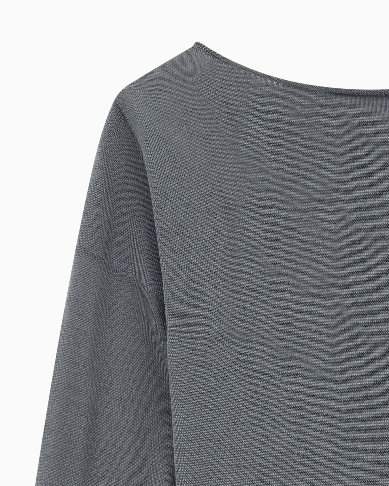 Sweater sweaters seamless cashmere round neck long sleeve Slide 3