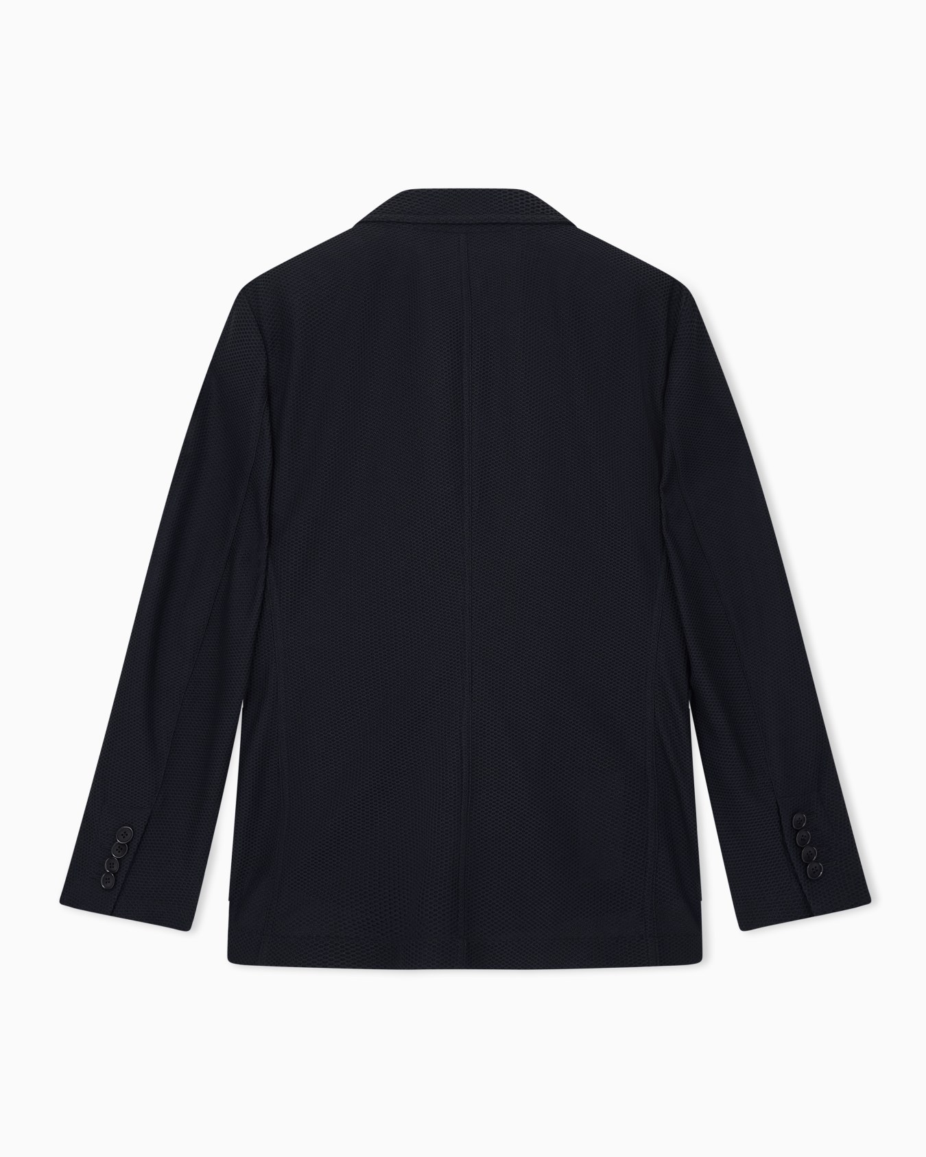 Blazer regular fit single-breasted in embossed mesh Slide 2