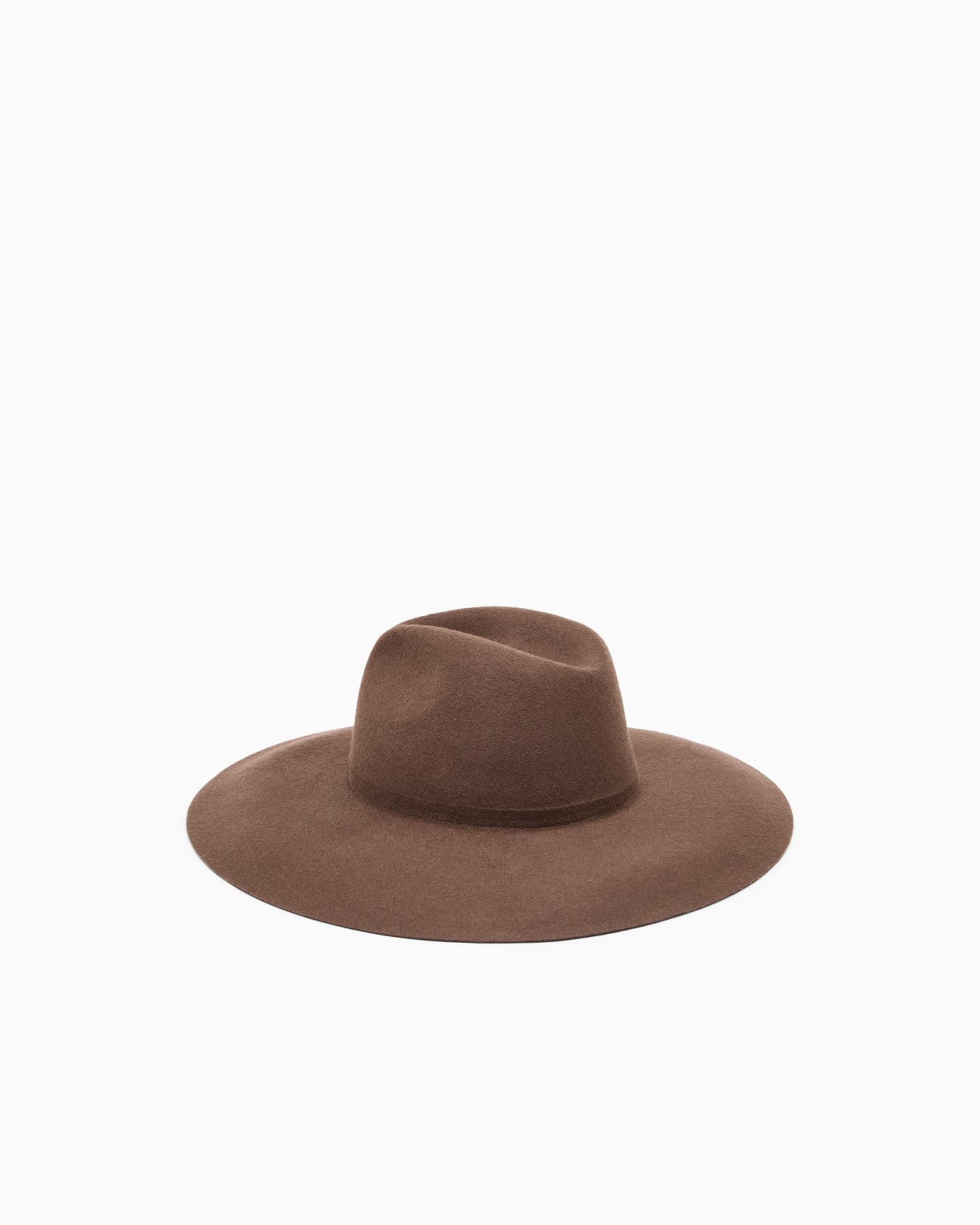 Classic hat in wool felt with a stiff brim Slide 1