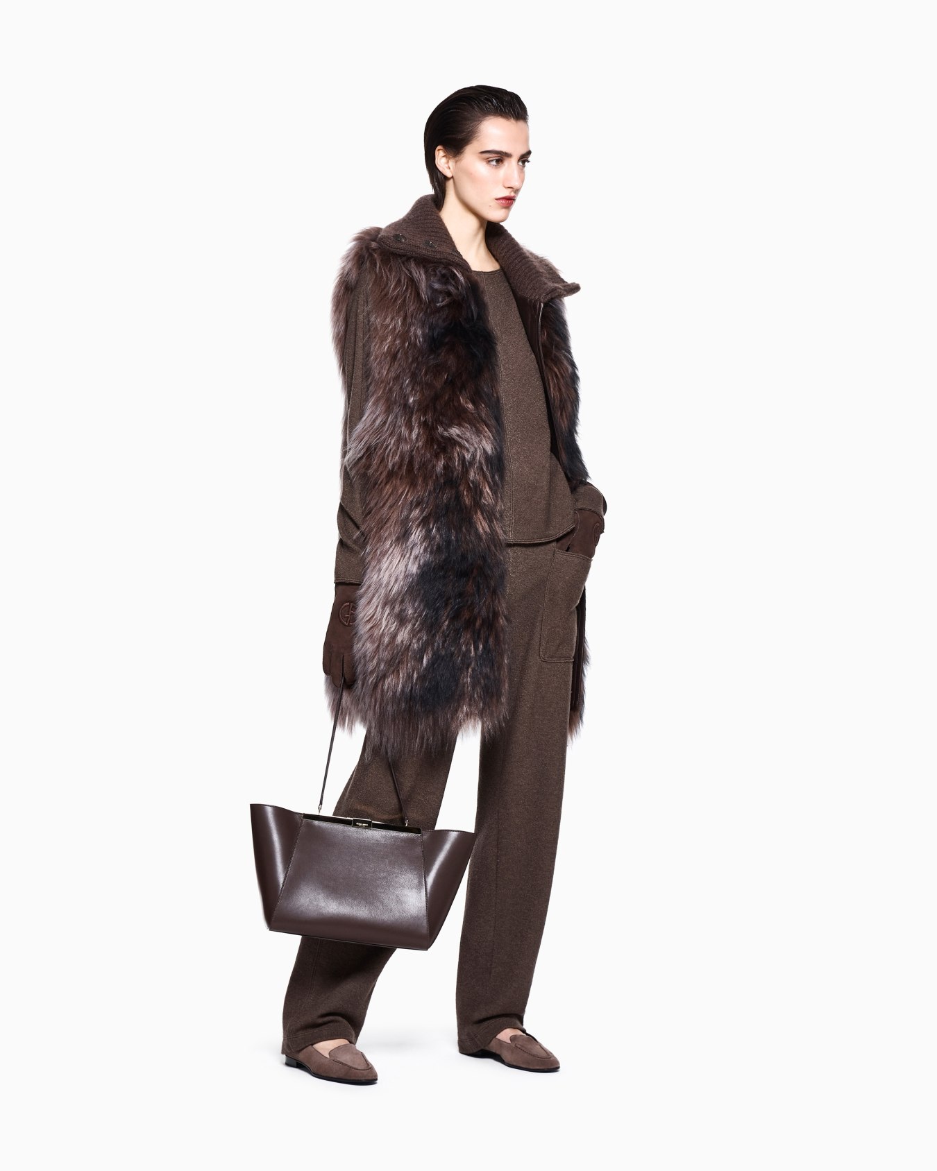 Leather Outerwear Slide 1