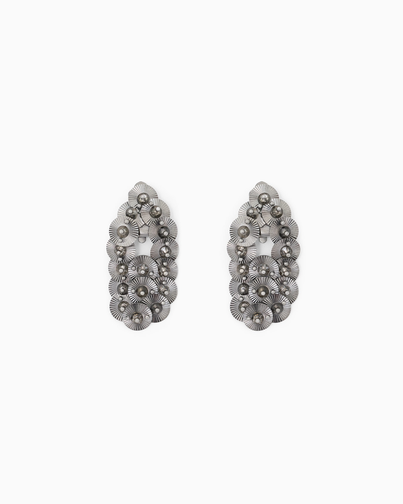 Earrings in brass with crystal Slide 0