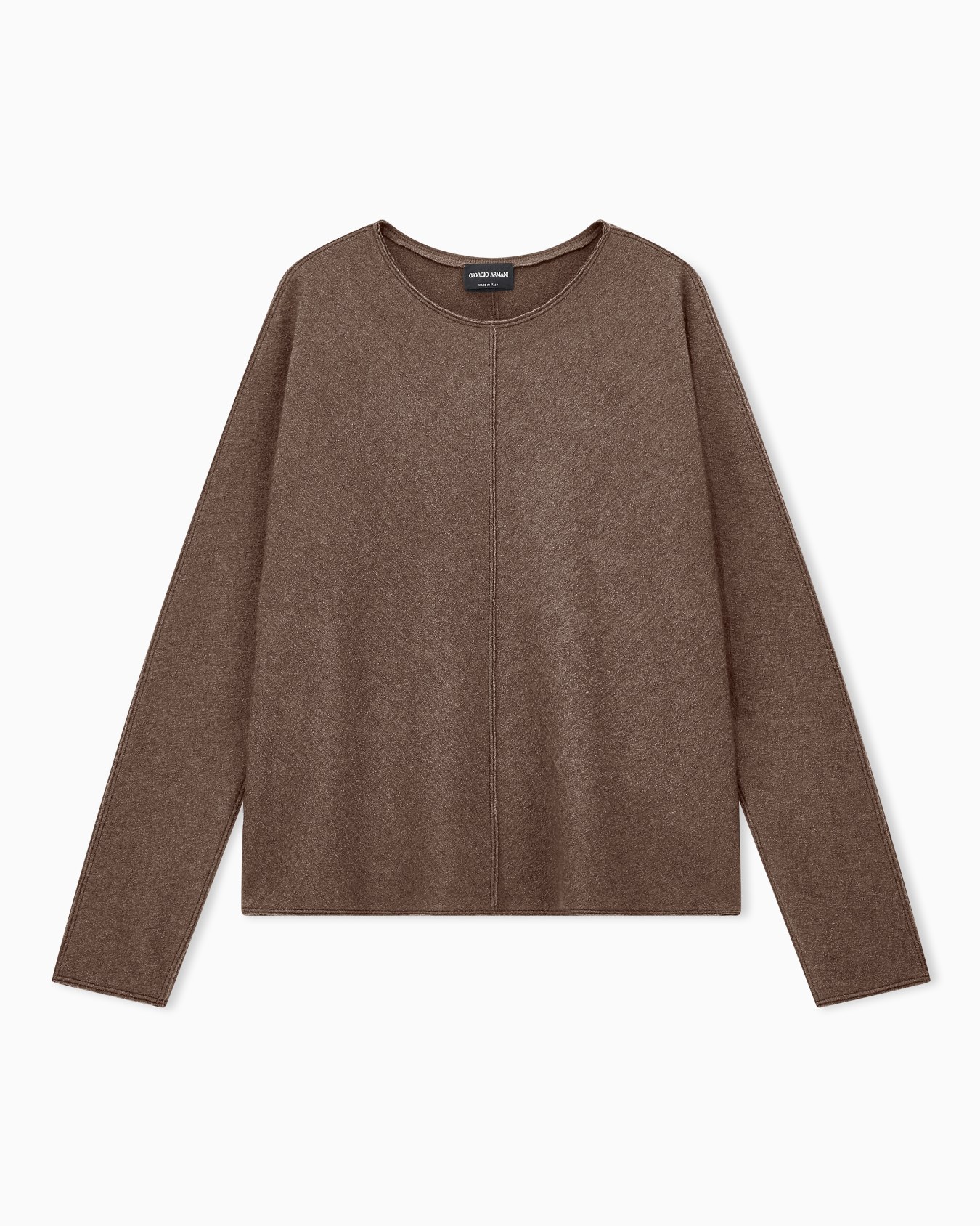 Jersey New Normal de cachemir y seda con cuello redondo Diapositiva 0