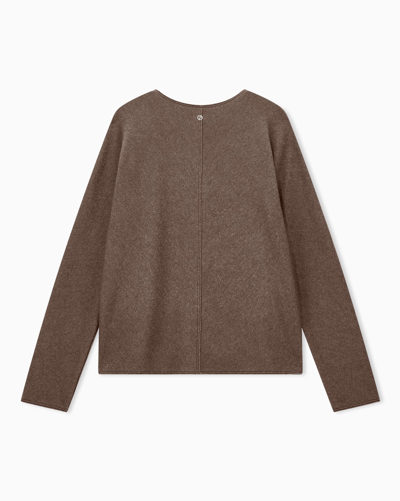 Jersey New Normal de cachemir y seda con cuello redondo Diapositiva 2
