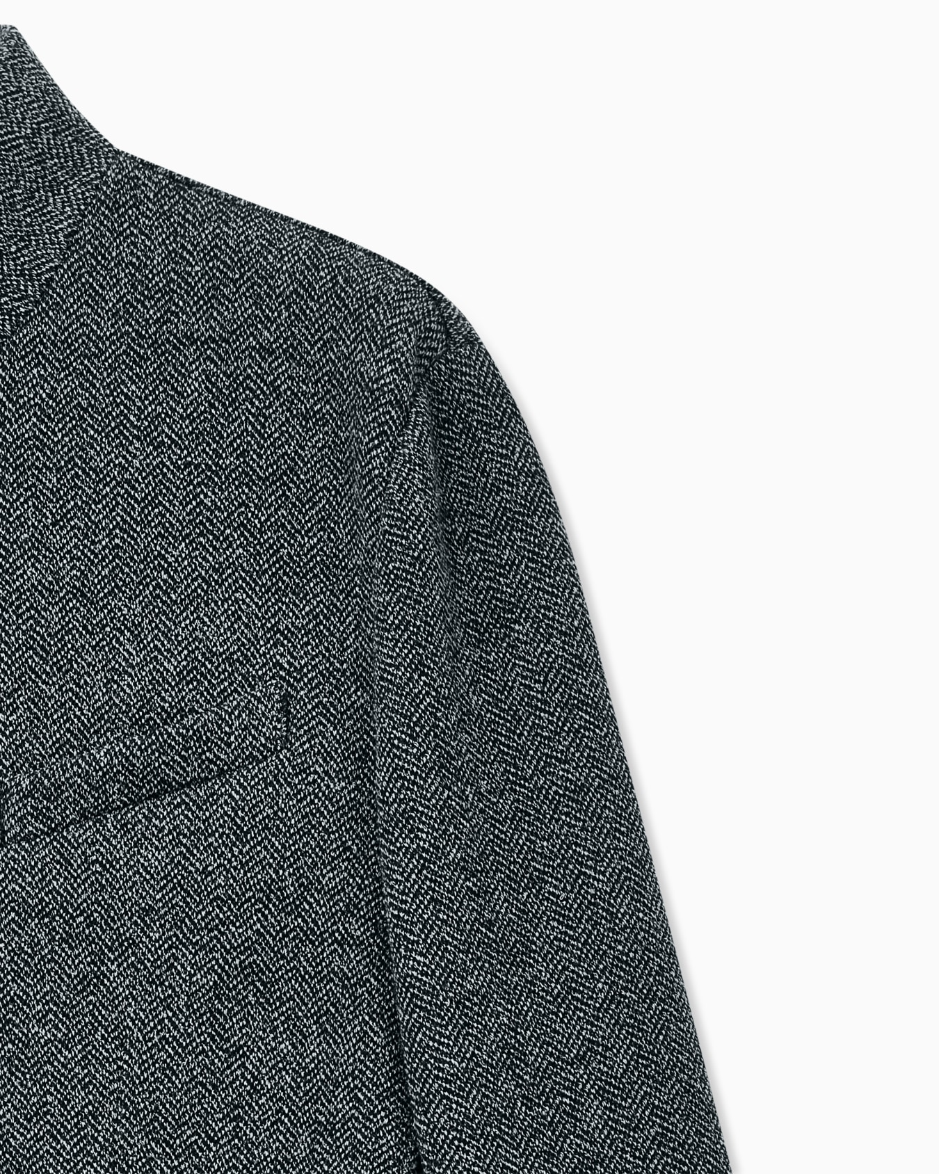 Slim-fit blazer New Normal in herringbone effect jersey Slide 3