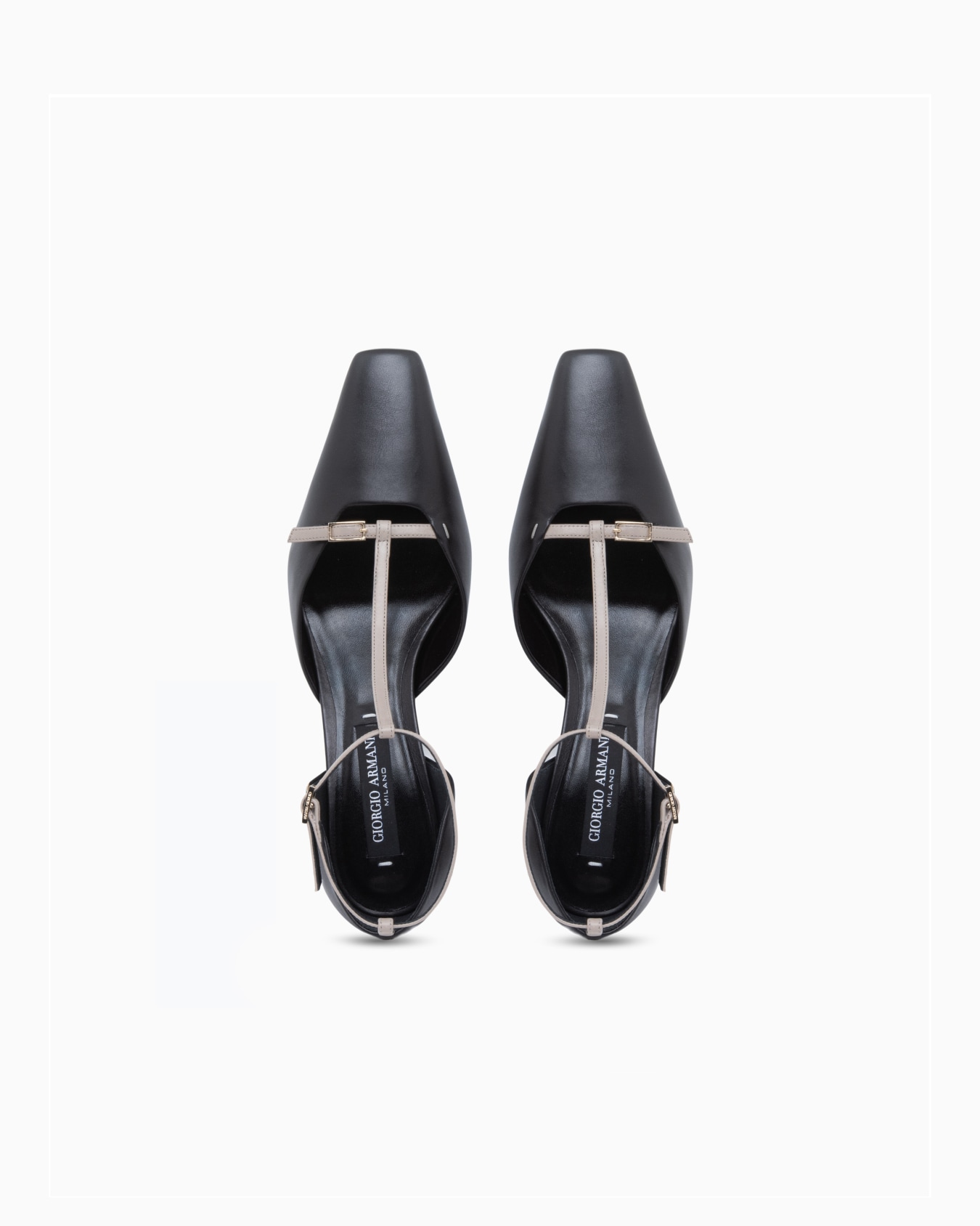 Decollete shoe leather upper and leather lining and sole Slide 2