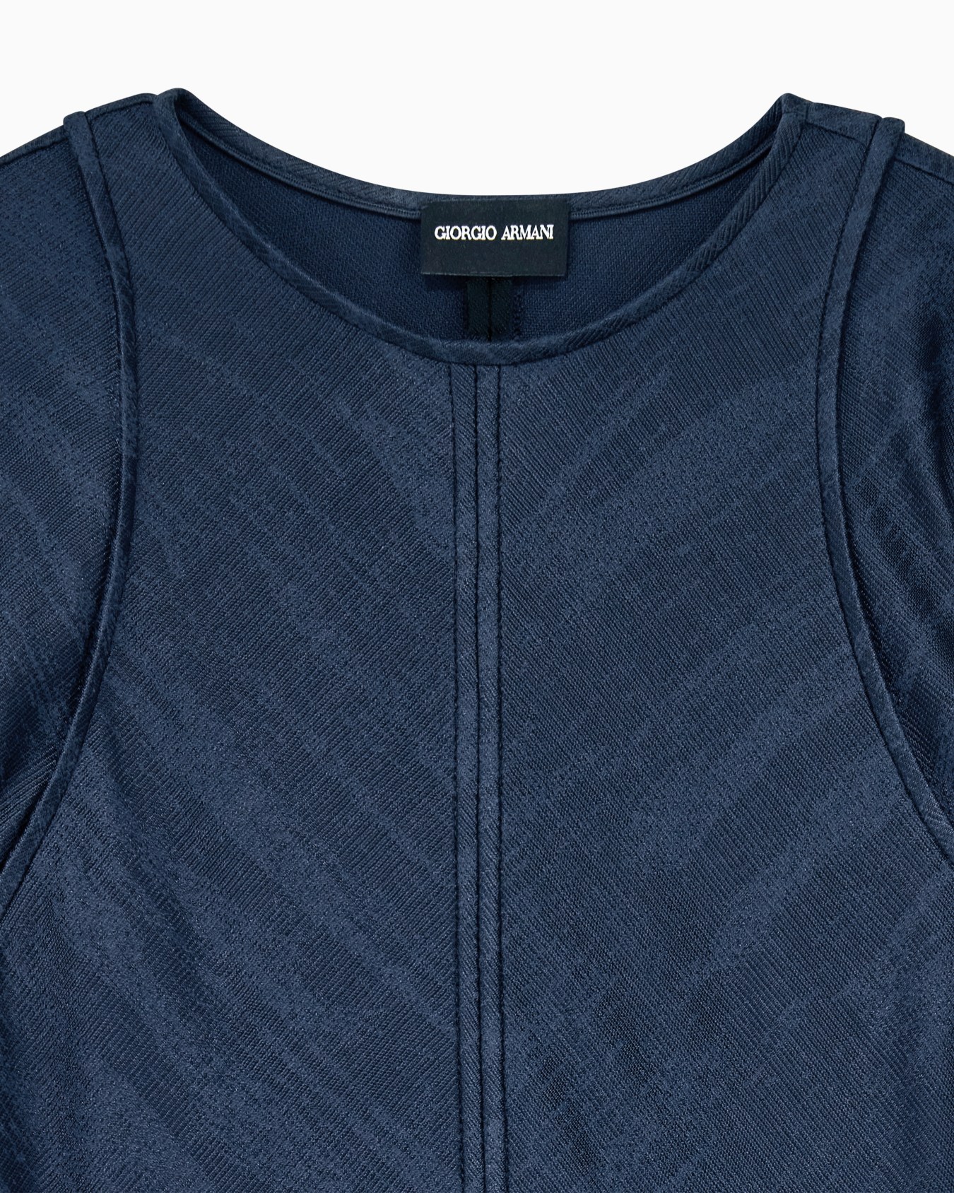 Jumper Viskose-T-Shirt im Lagen-Look mit Chevron-Muster Folie 4