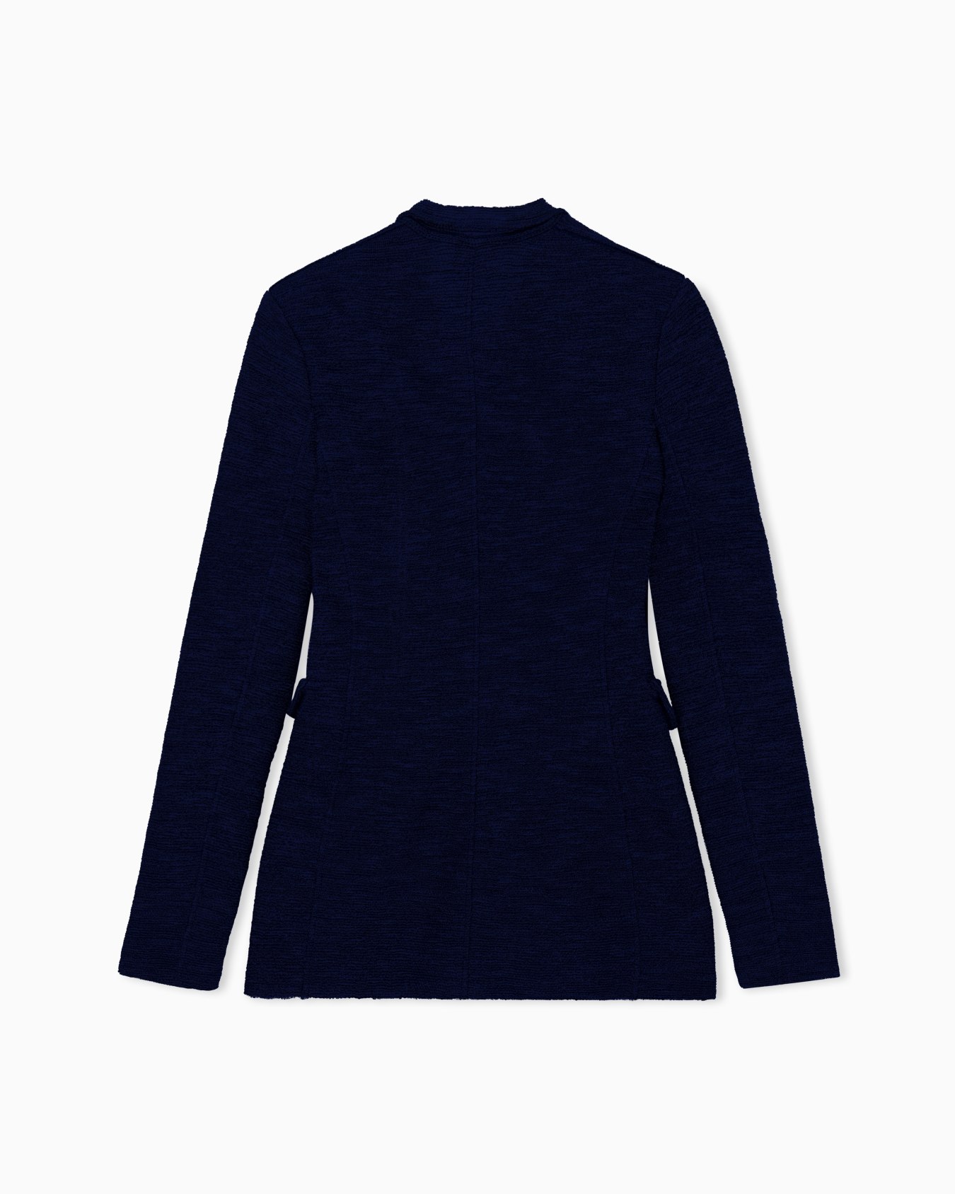 Chaqueta de punto de viscosa de doble botonadura Diapositiva 1