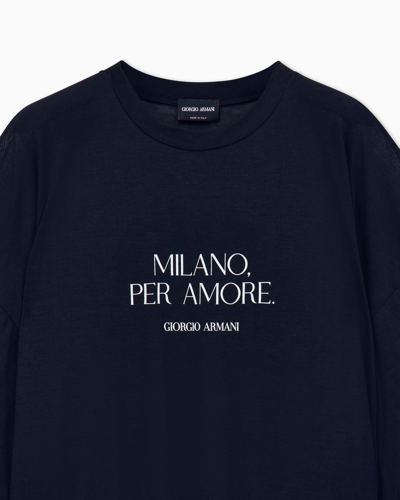 T-shirt oversized lightweight jersey placed print Slide 2