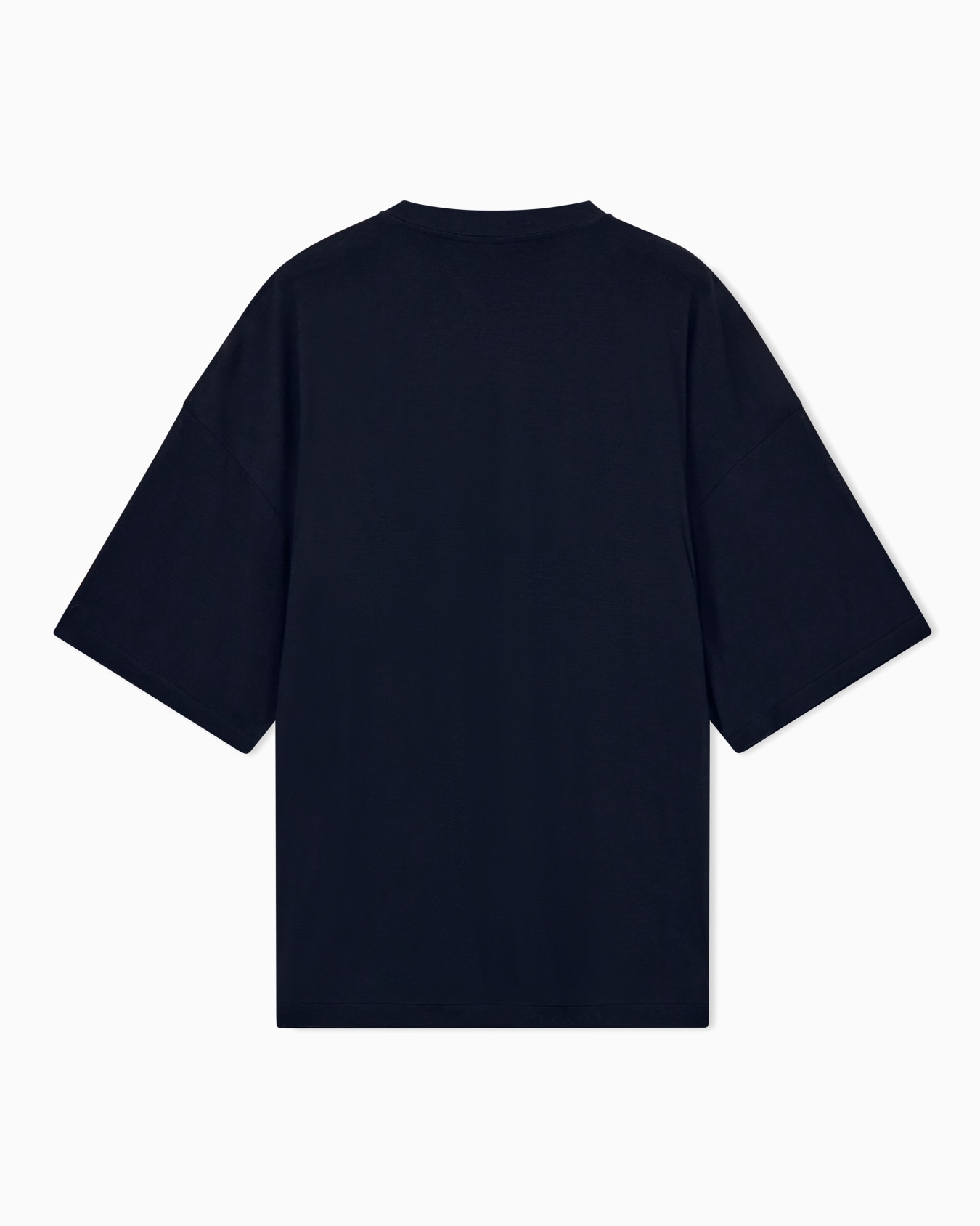 T-shirt oversized lightweight jersey placed print Slide 1