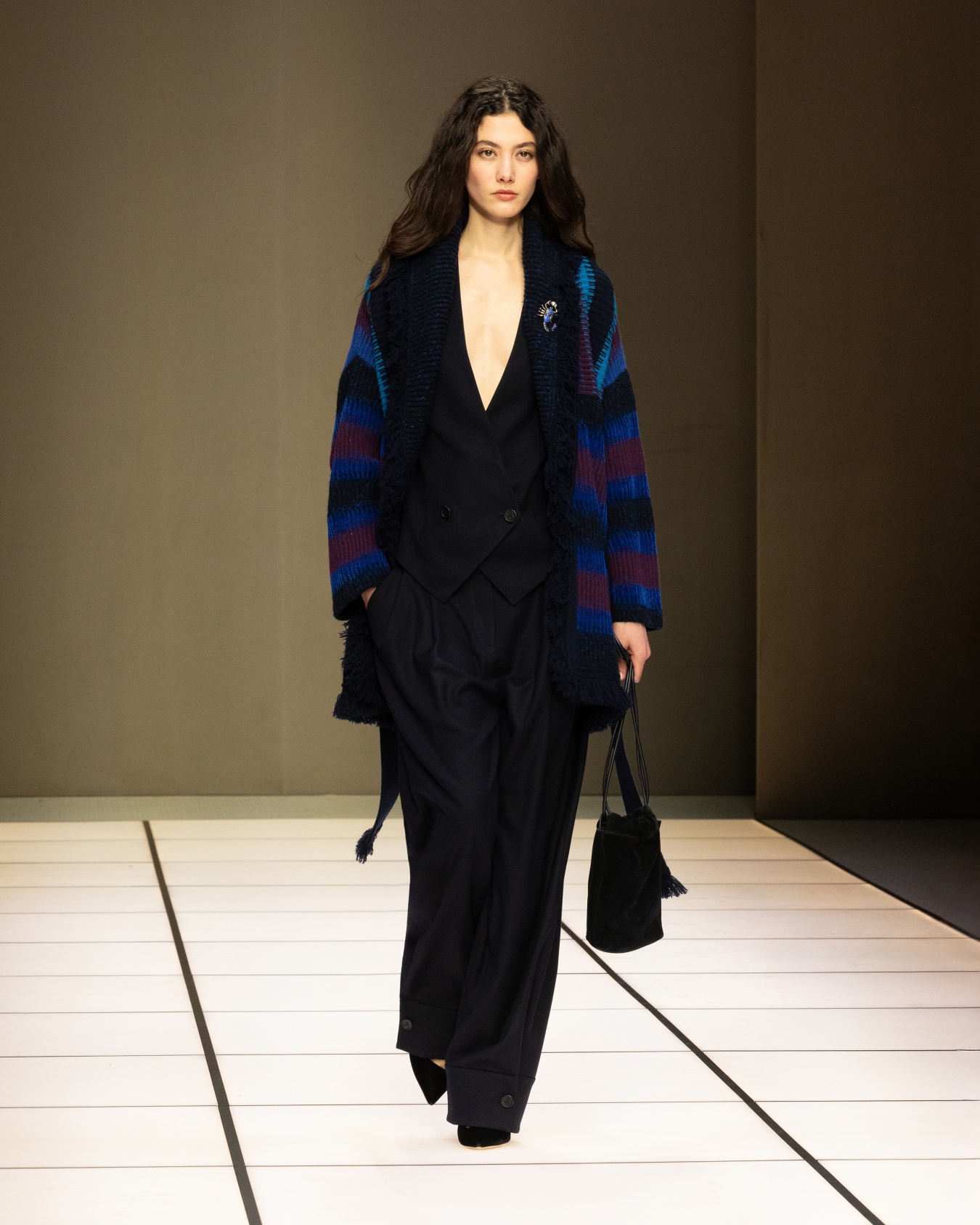 Cardigan en mélange cachemire Giorgio Armani for Alanui Diapositive 8