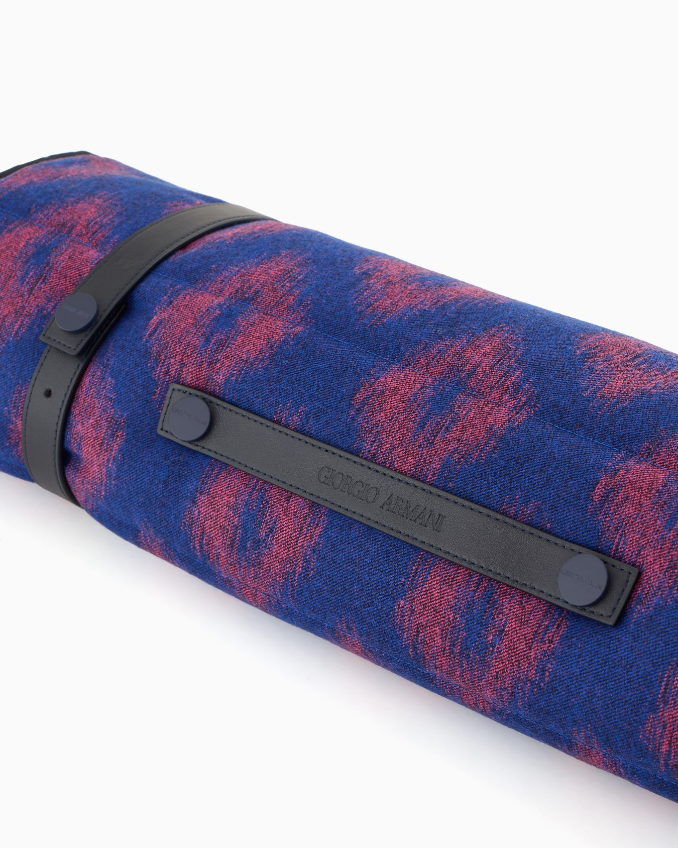 Poldo x Giorgio Armani Travel Mat in pinstriped virgin wool Slide 4