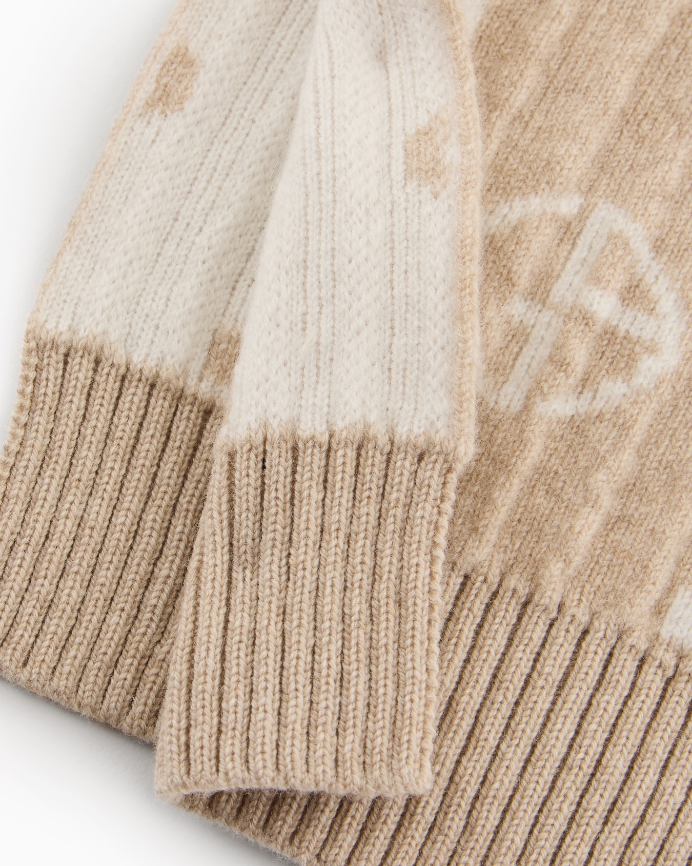 Poldo x Giorgio Armani Kleiner Pullover aus Schurwolle und Kaschmir mit Monogramm-Jacquard Folie 4