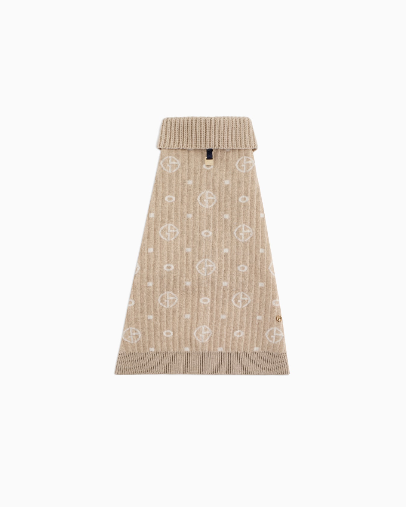 Poldo x Giorgio Armani Kleiner Pullover aus Schurwolle und Kaschmir mit Monogramm-Jacquard Folie 2