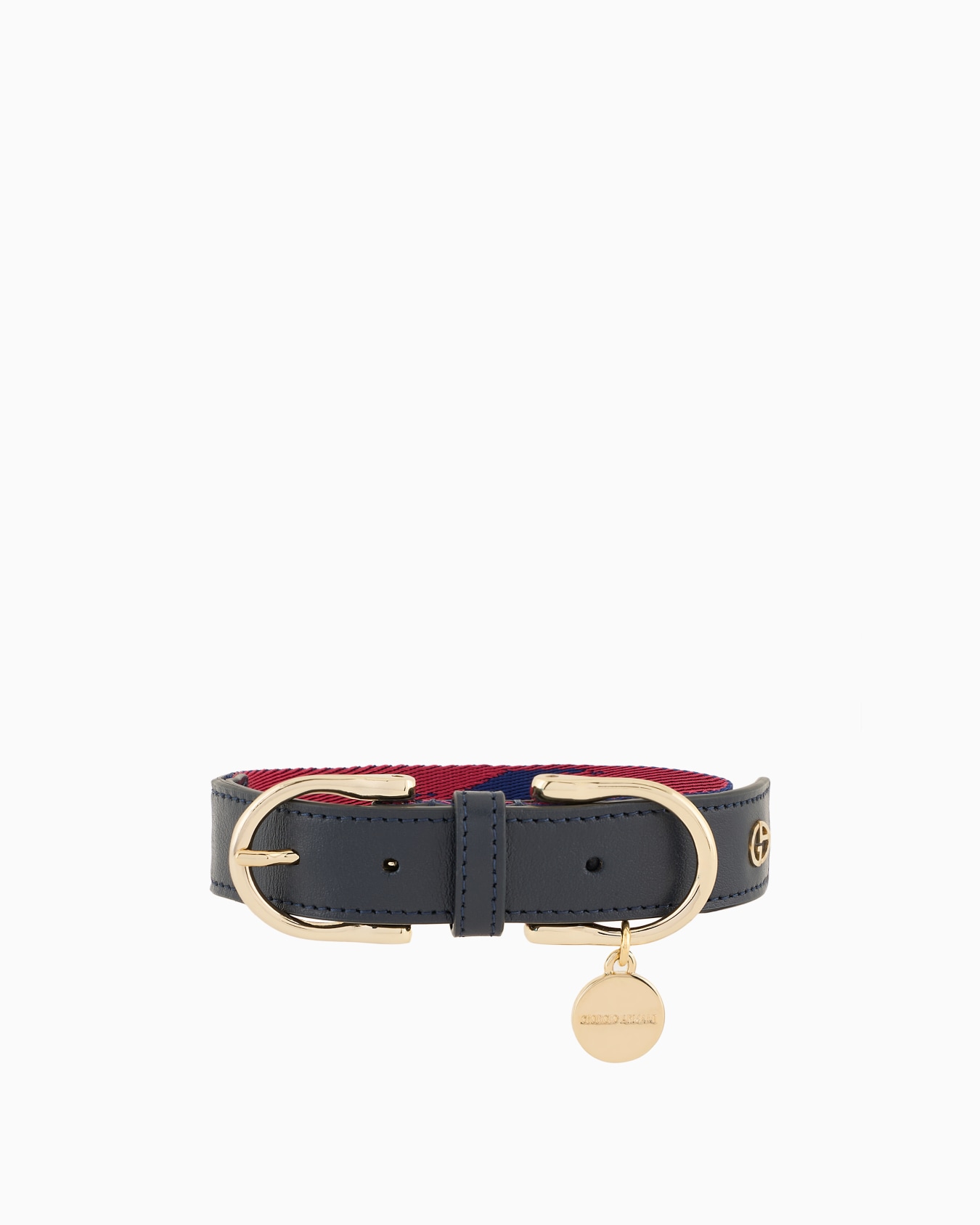 Poldo X Giorgio Armani leather collar Slide 0