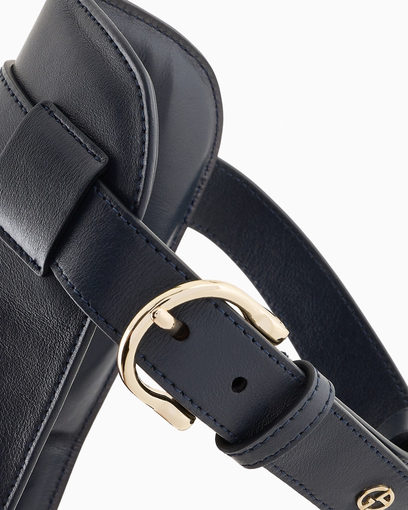 Poldo x Giorgio Armani Harness in leather Slide 1