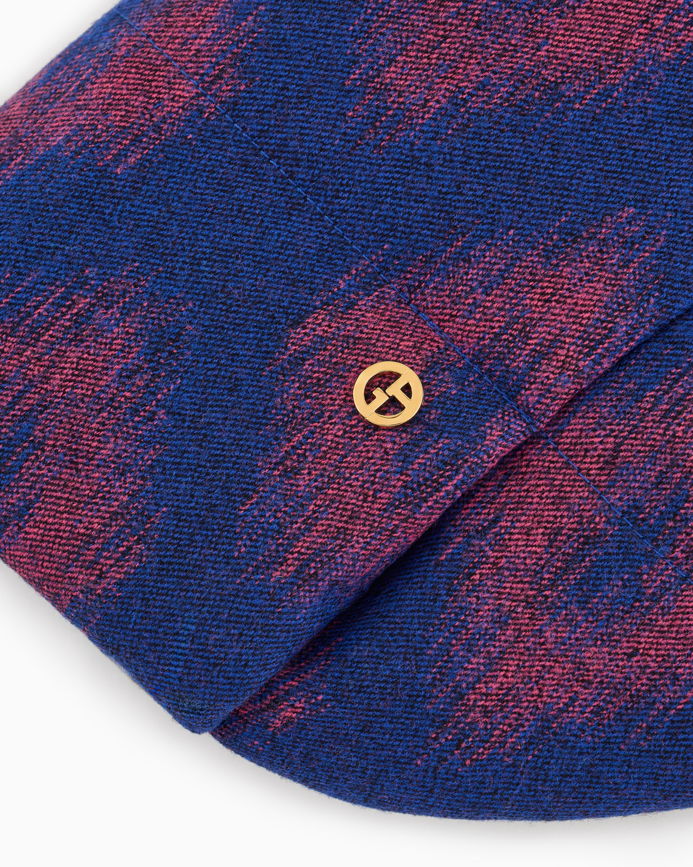 Poldo x Giorgio Armani Jacquard-Flanell-Hundemantel in Ikatwebung Folie 4