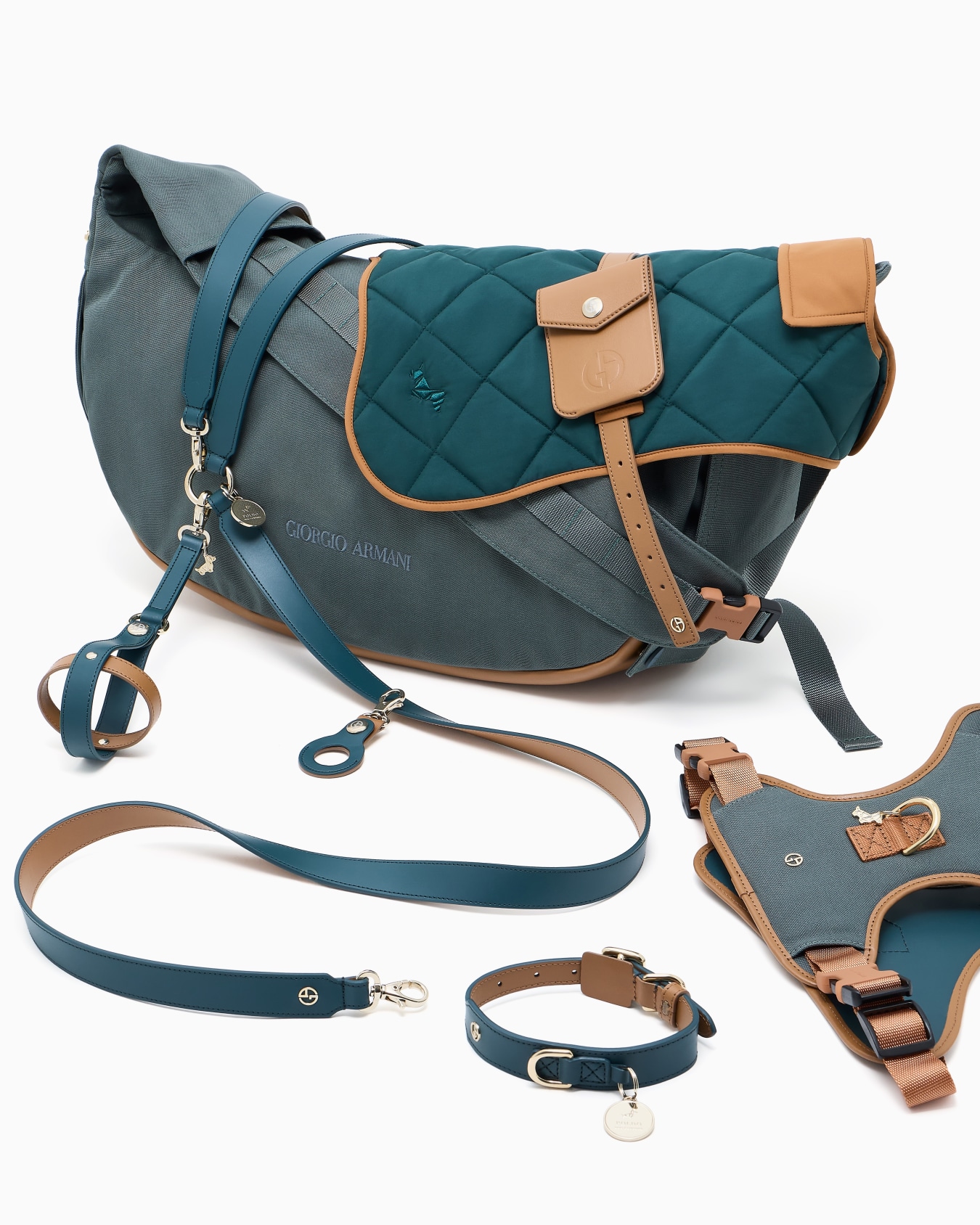 Poldo x Giorgio Armani Borsa tracolla Slide 8