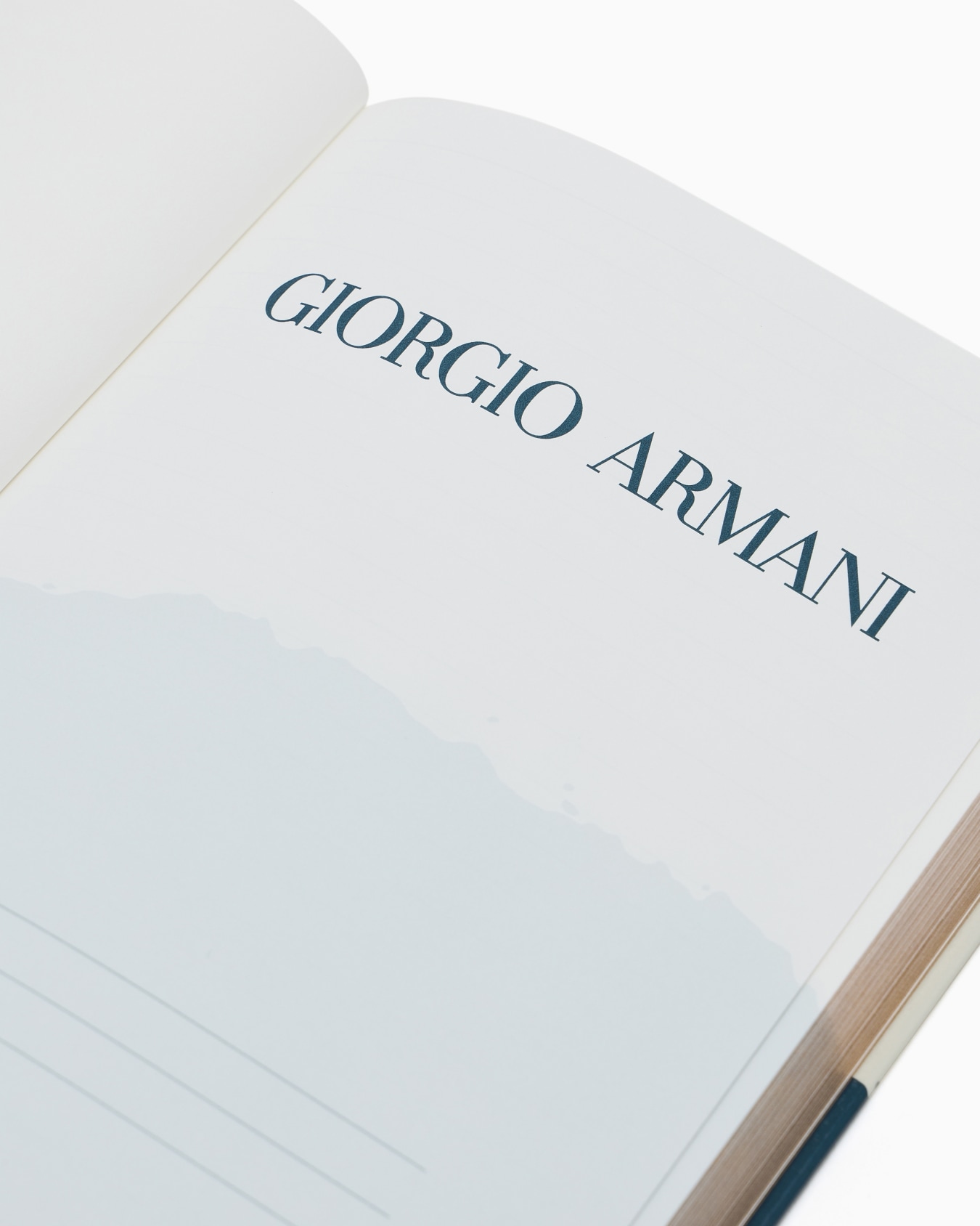 Quaderno con copertina rigida Giorgio Armani Mare Slide 3