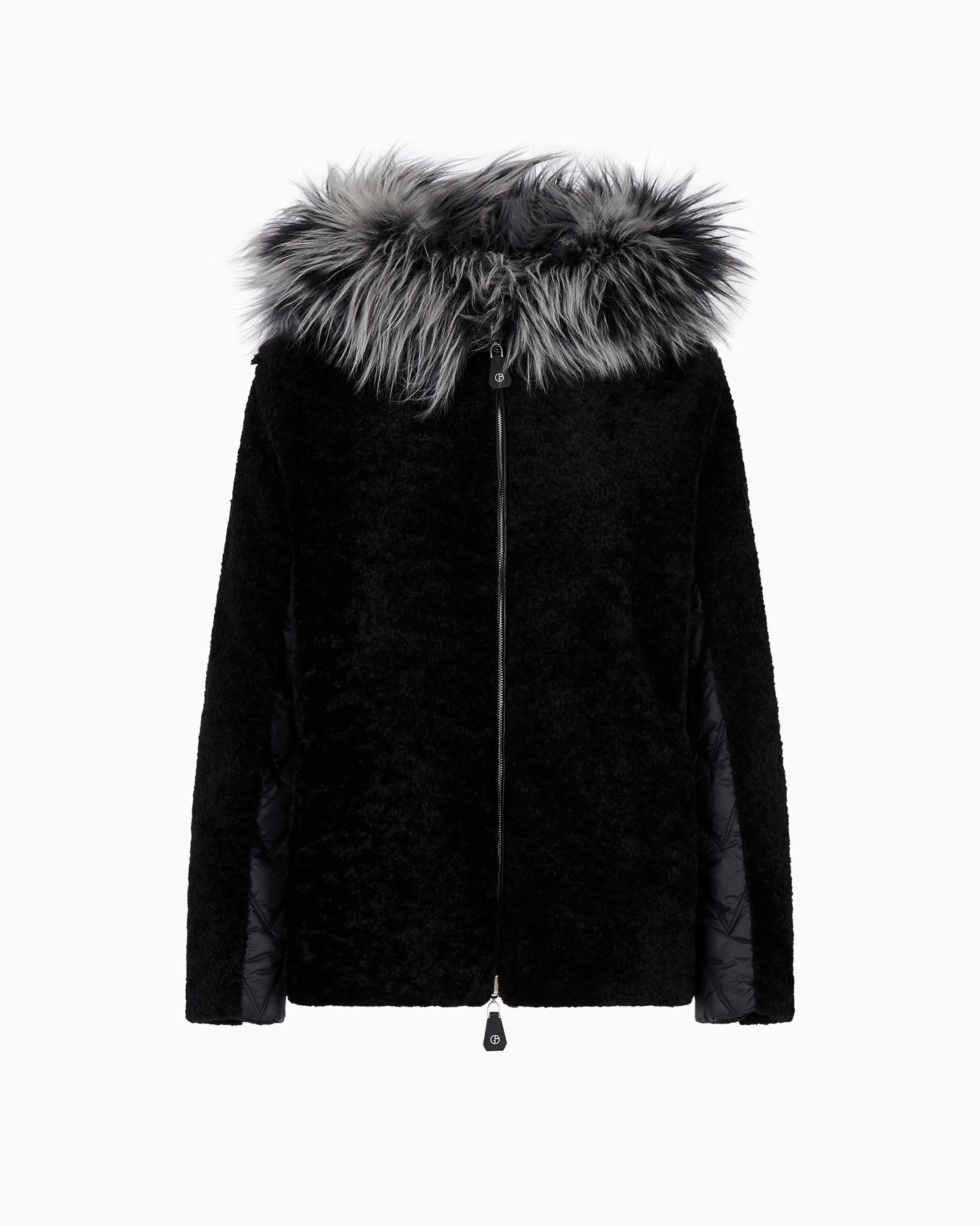 Caban zum Wenden aus Shearling-Lammfell Folie 0