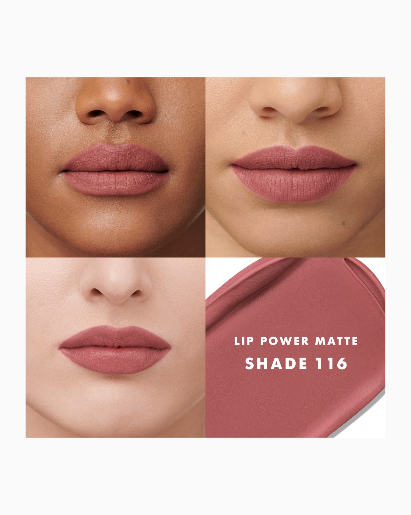 116 - Enigmatic, Lip Power Matte Long-Lasting Lipstick Slide 3